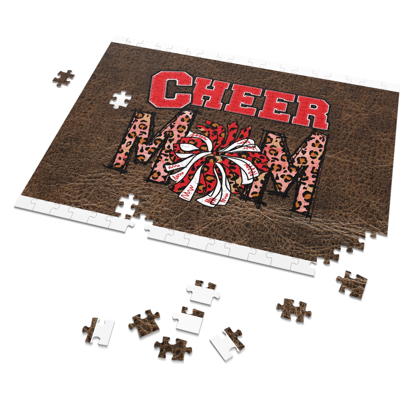 Jigsaw Puzzle, Cheer Mom, Personalised/Non-Personalised (30, 110, 252, 500,1000-Piece)