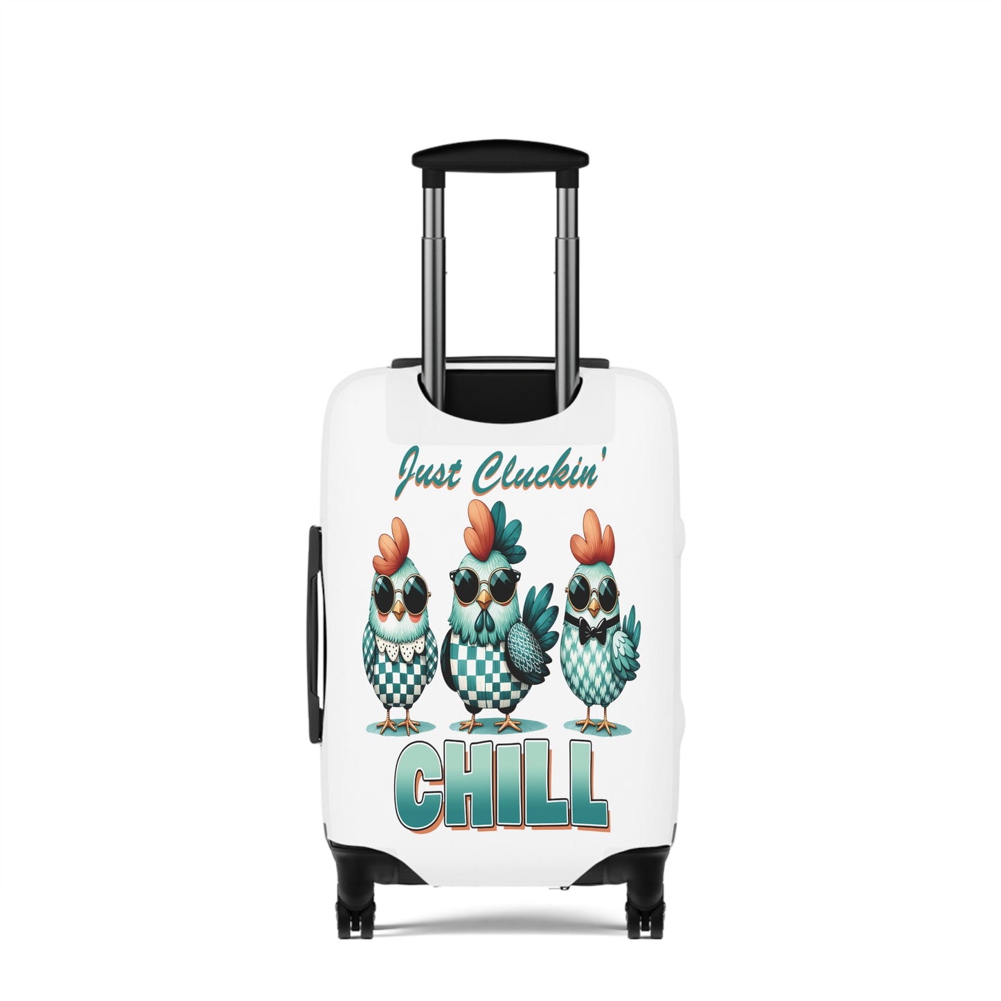 Luggage Cover, Chicken, Just Cluckin' Chill, awd-1255