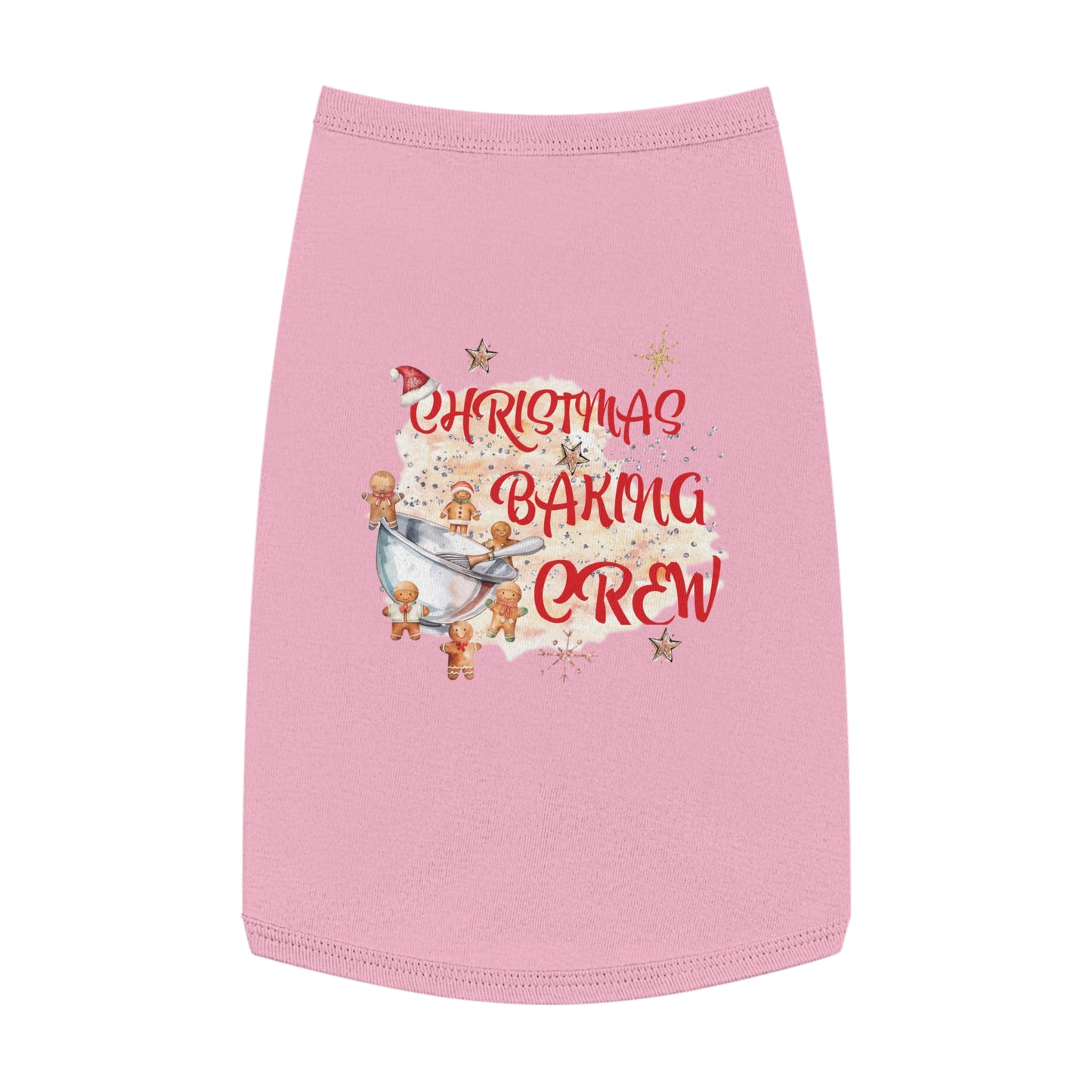 Pet Tank Top, Christmas Baking Crew, Christmas Pet Tank Top