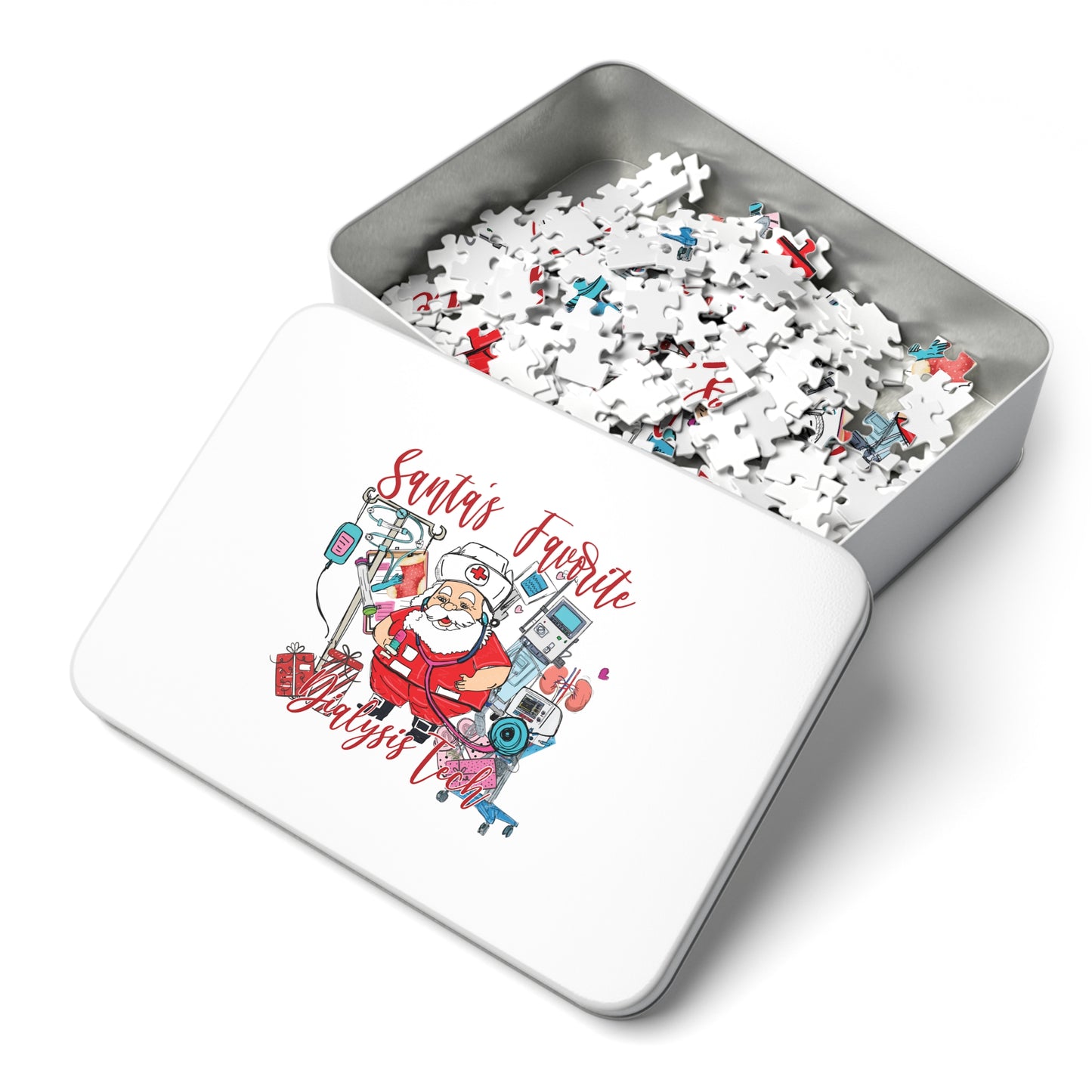 Jigsaw Puzzle, Santa's Favorite Dialysis Tech, Personalised/Non-Personalised (30, 110, 252, 500,1000-Piece)