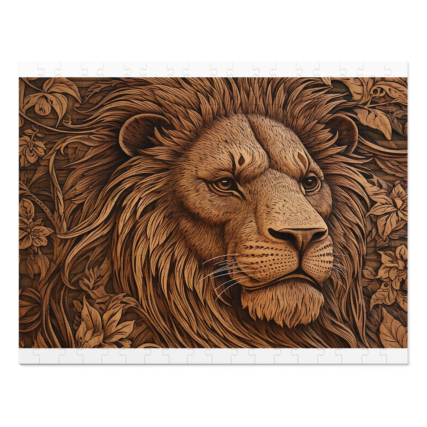 Jigsaw Puzzle, Lion, Personalised/Non-Personalised (30, 110, 252, 500,1000-Piece)