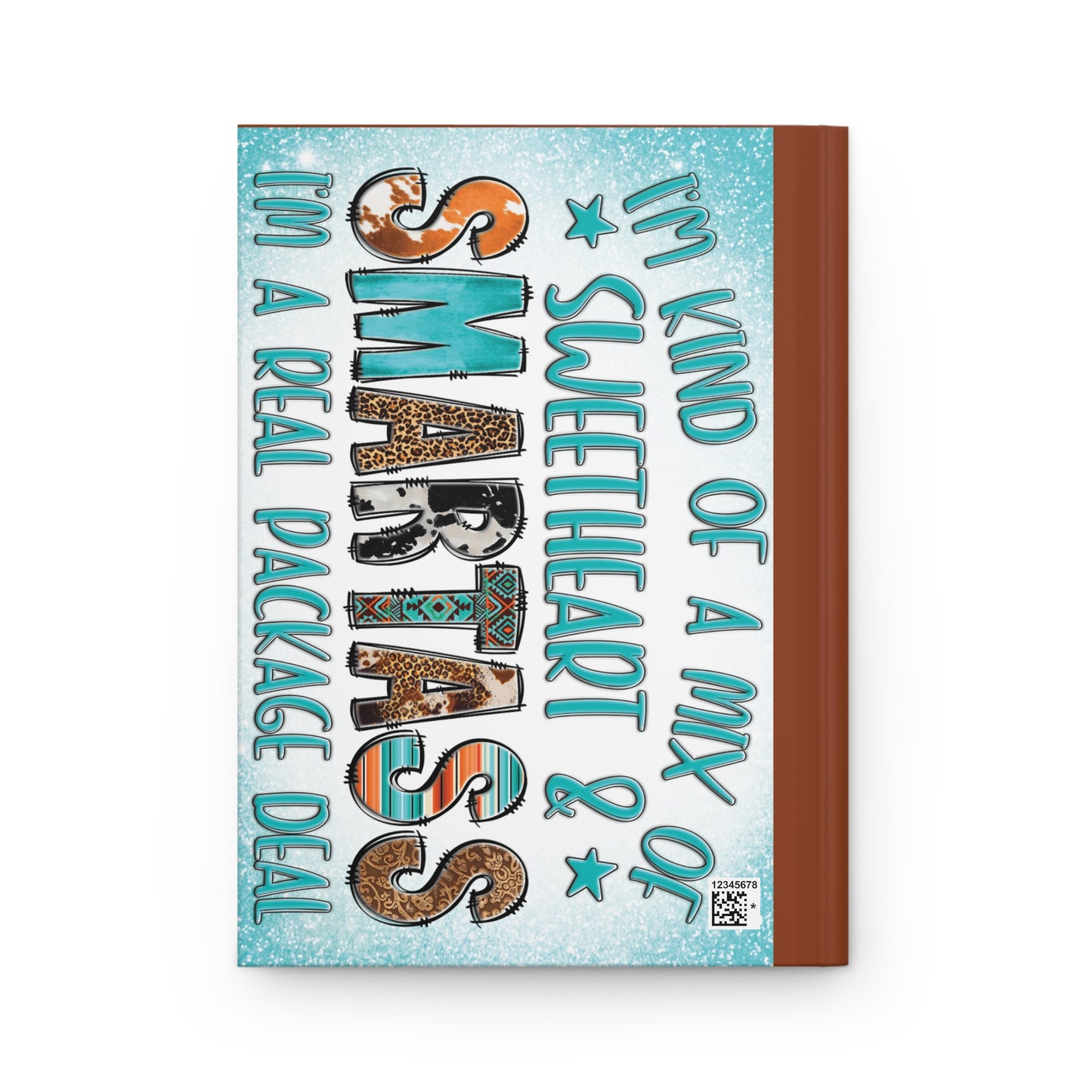 Personalised Hardcover Journal Matte, Mix of Sweetheart and Smartass, awd-1730