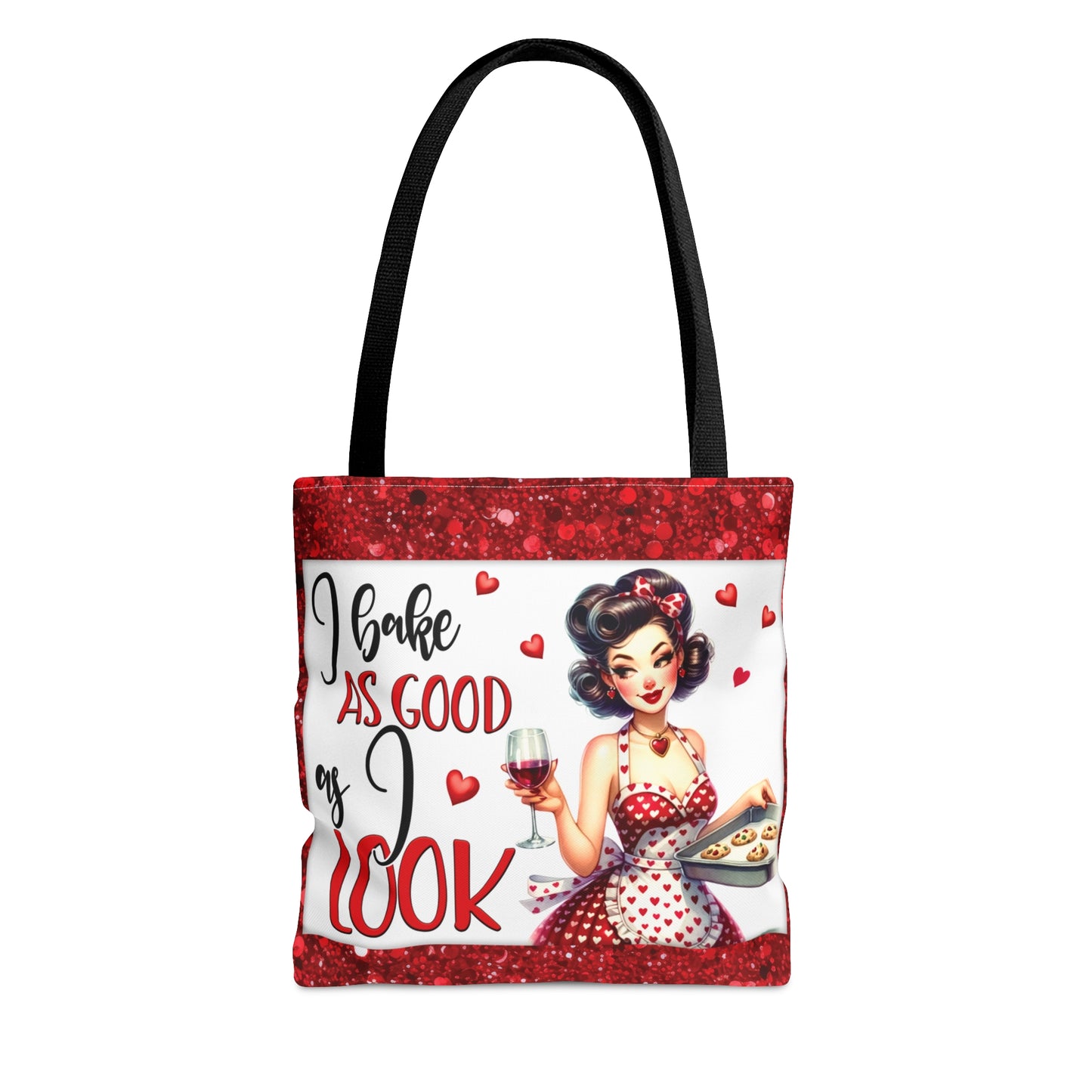 Tote Bag, Retro, I Bake as Good as I Look