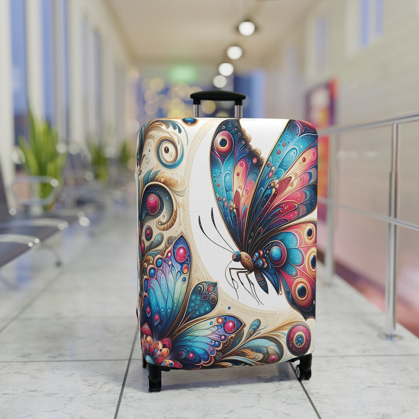 Luggage Cover, Butterfly, awd-448