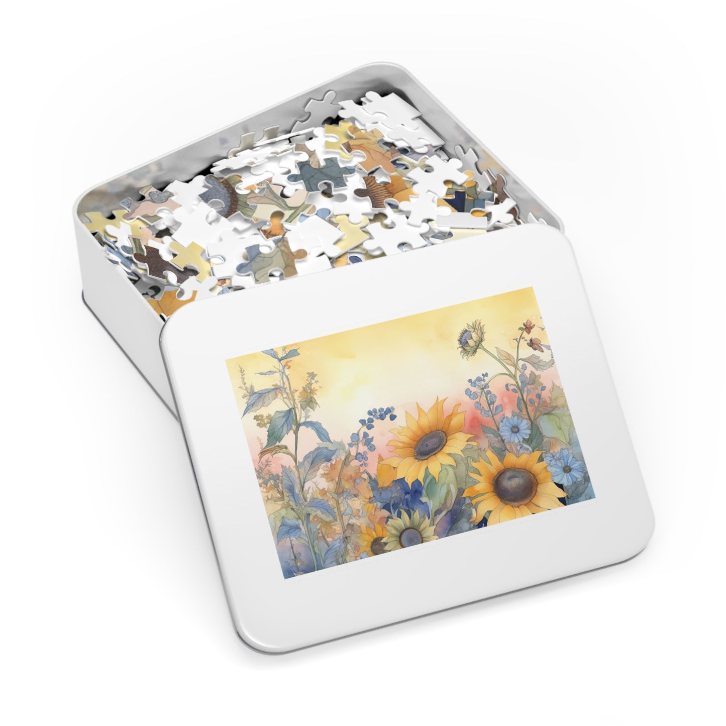 Jigsaw Puzzle, Floral, Personalised/Non-Personalised (30, 110, 252, 500,1000-Piece)