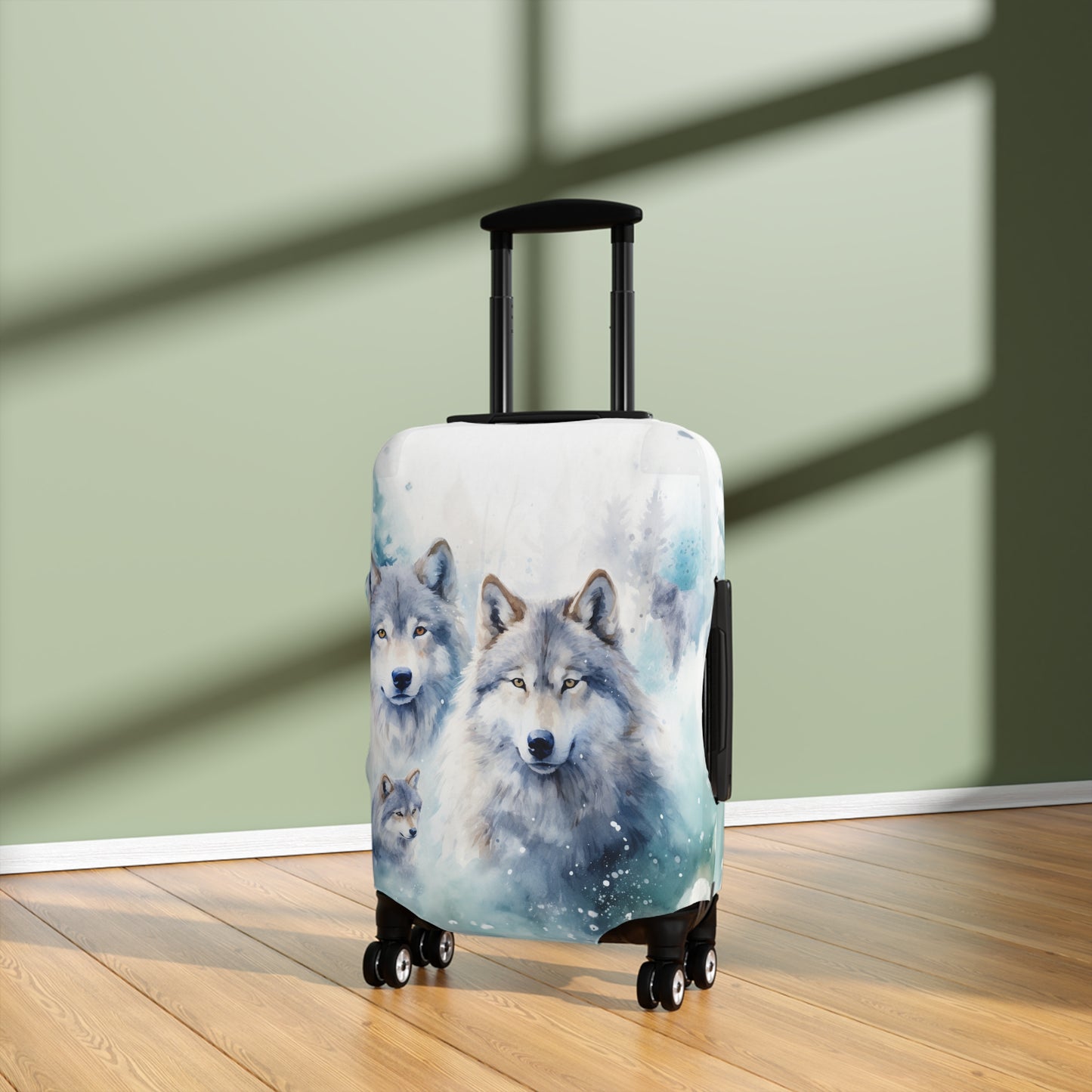 Luggage Cover, Wolves, awd-566