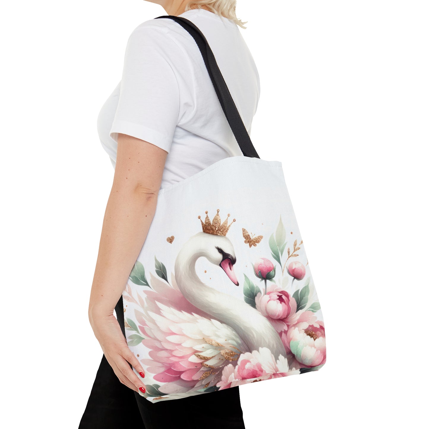 Tote Bag, Swan, Personalised/Non-Personalised Tote bag