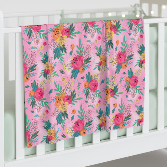 Baby Swaddle Blanket, Australian Floral Design, Baby Swaddle, Baby Shower gift