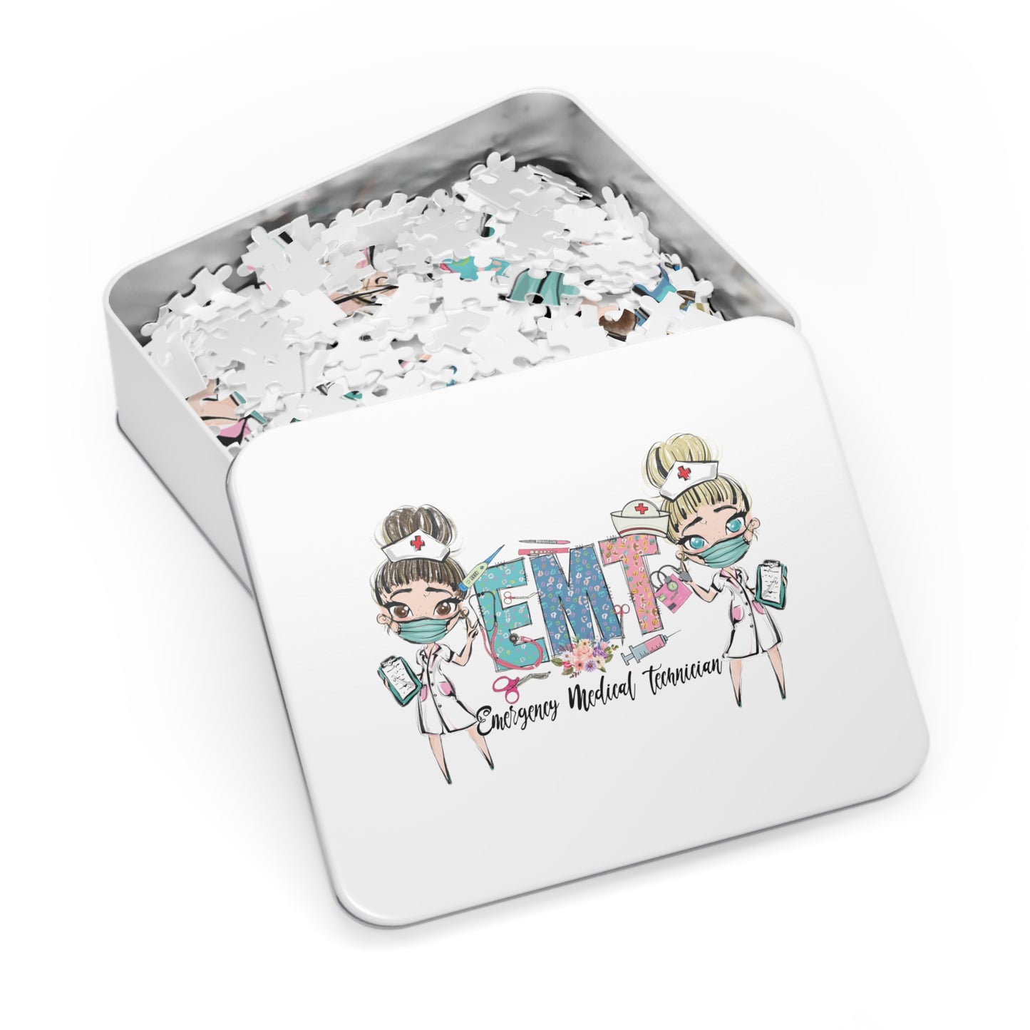 Puzzle, Nurse, EMT Nurse, Personalised/Non-Personalised (30, 110, 252, 500,1000-Piece) awd-637