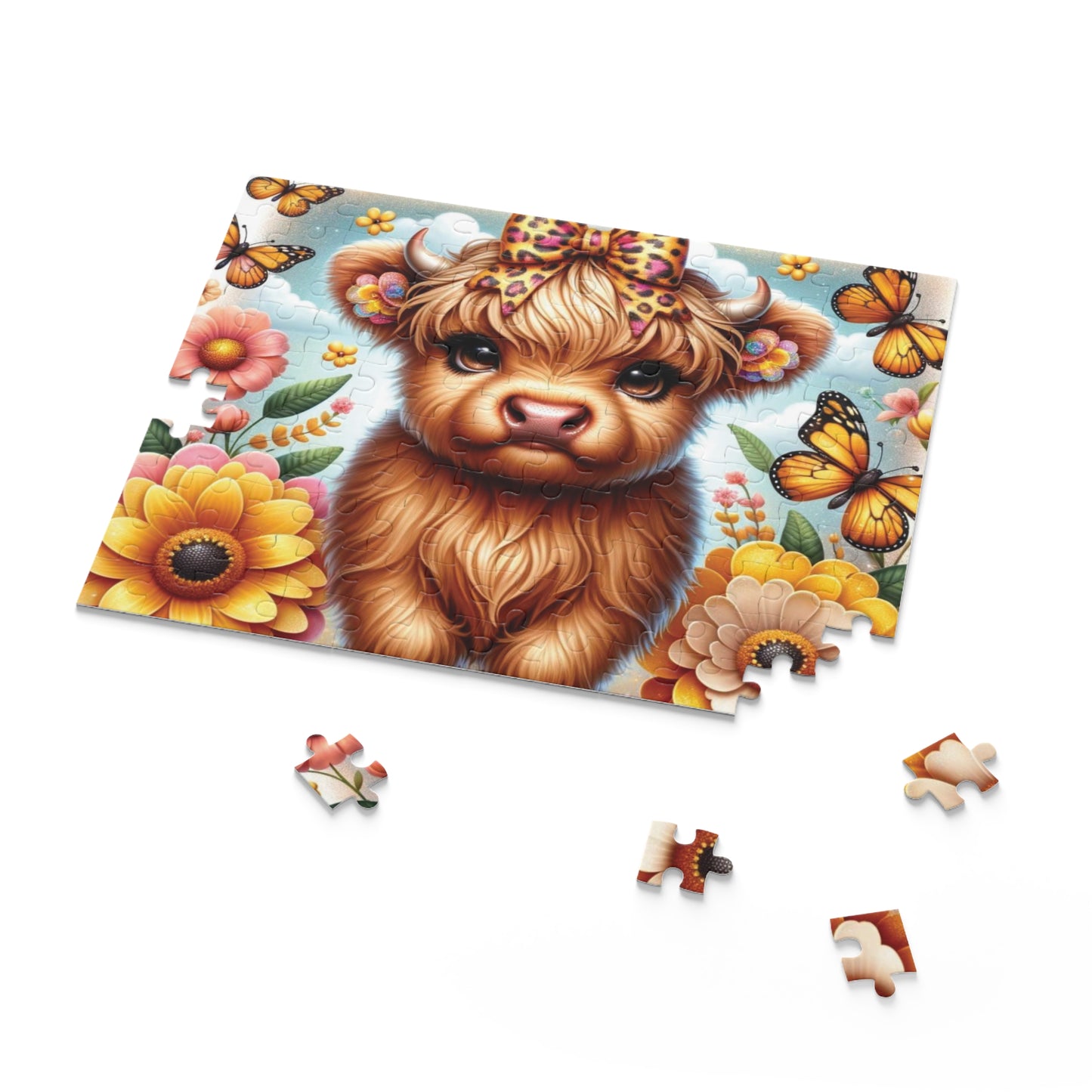 Puzzle,  Highland Cow (120, 252, 500-Piece) awd-658