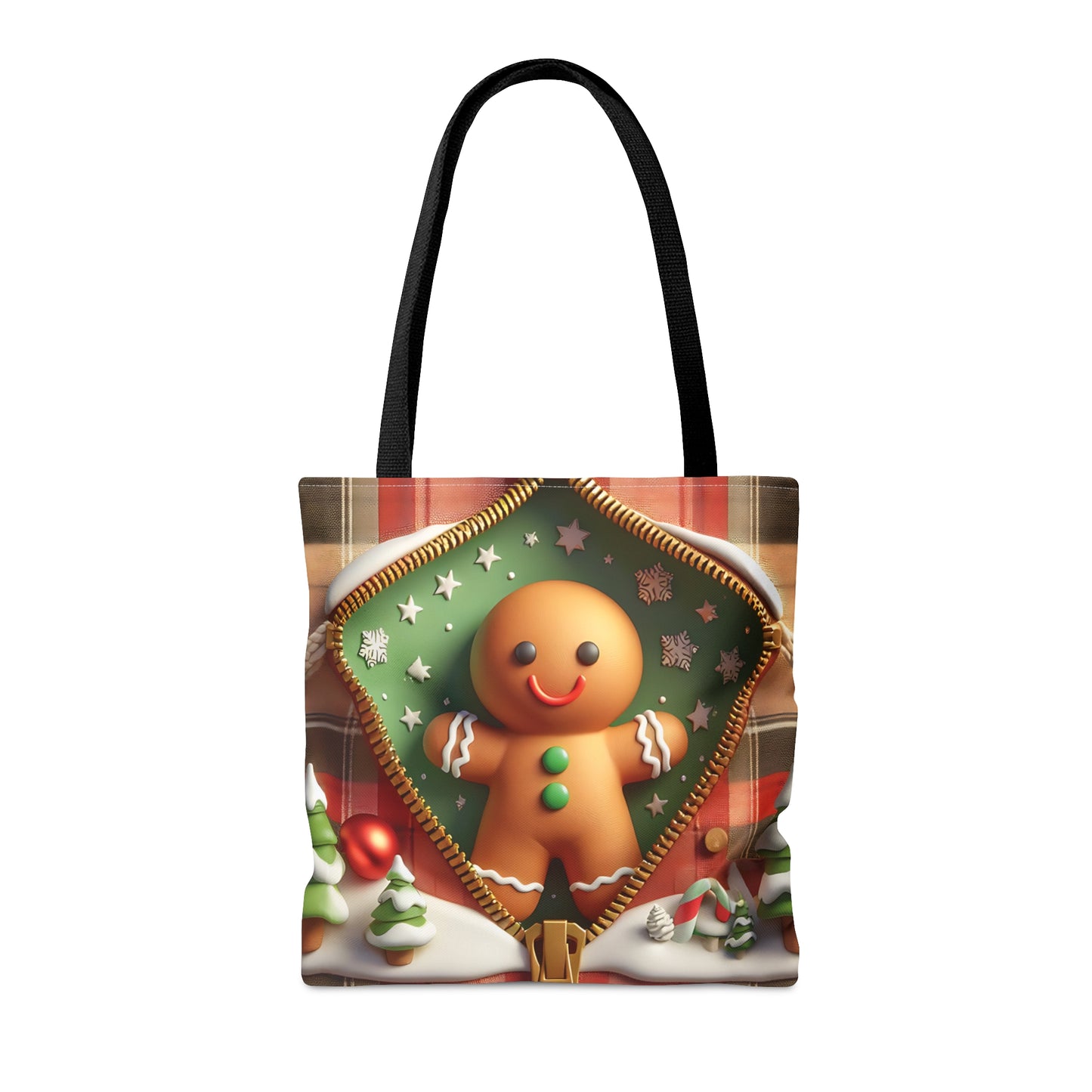 Tote Bag, Christmas, Gingerbread Man