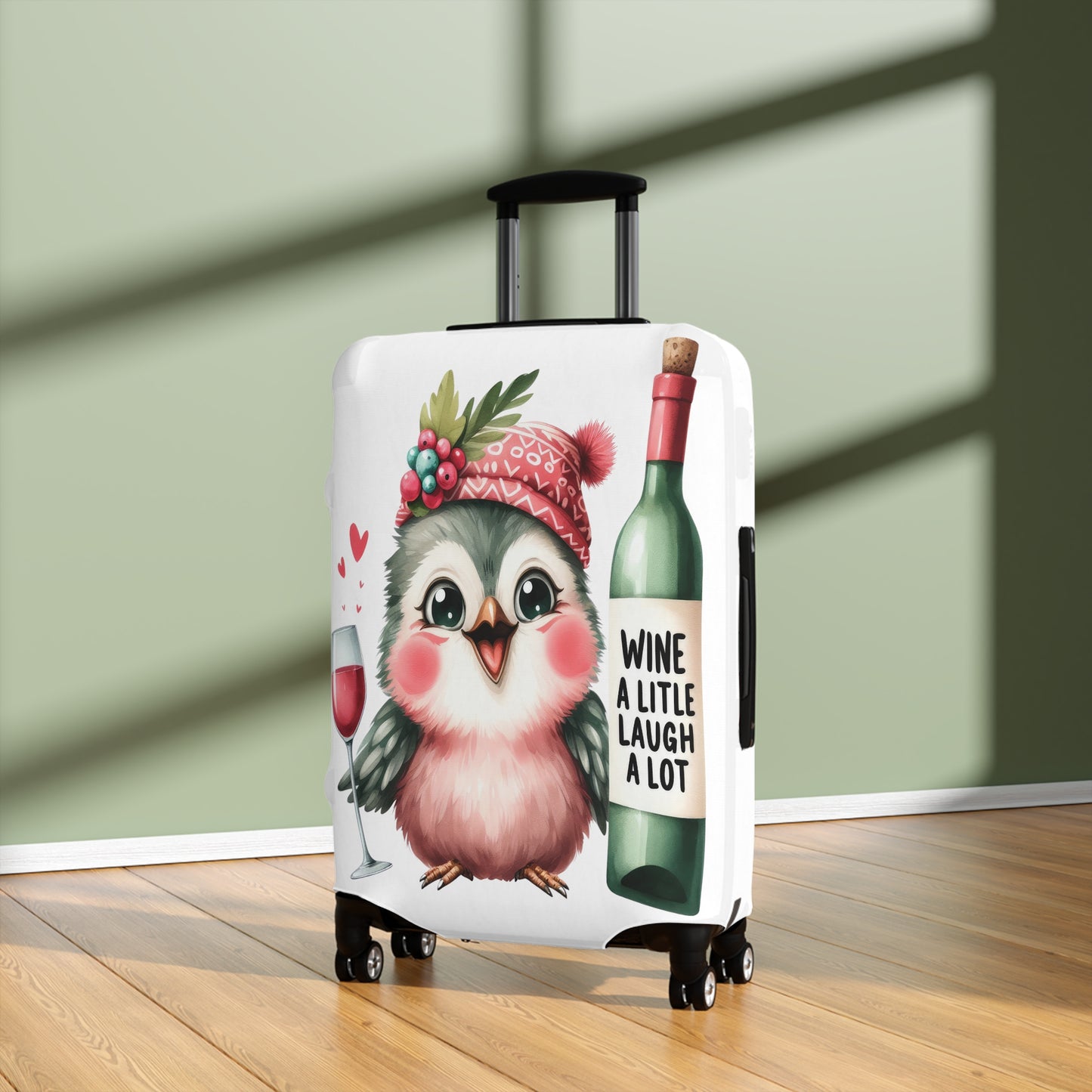 Luggage Cover, Cute Bird, awd-1647