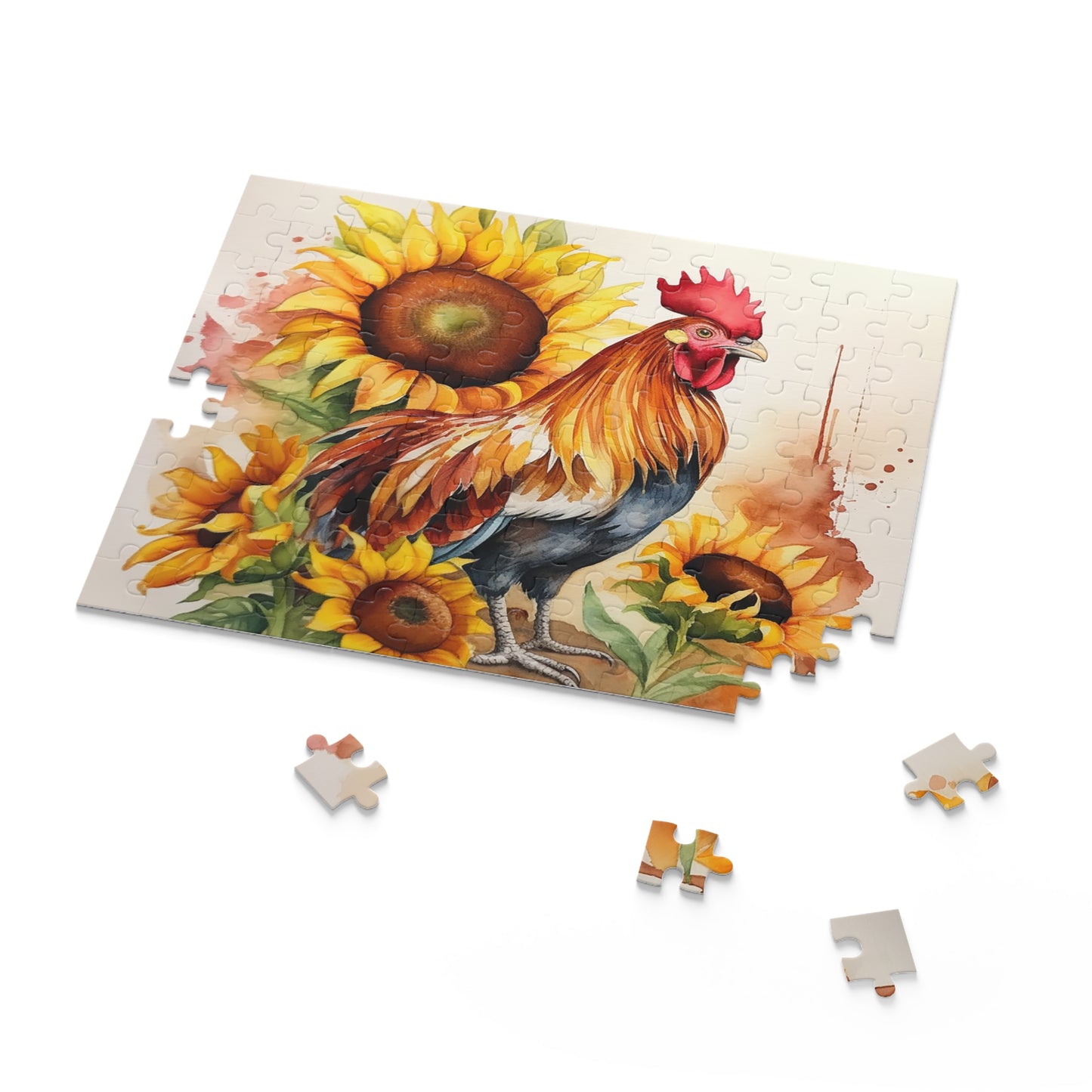 Personalised/Non-Personalised Puzzle, Chicken/Rooster (120, 252, 500-Piece)