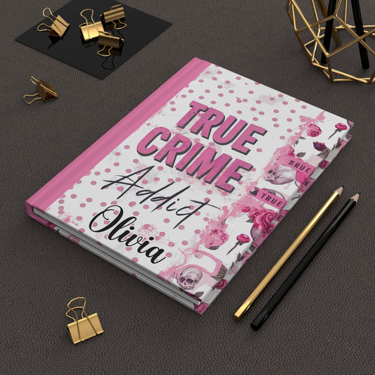 Personalised Hardcover Journal Matte, Mother, True Crime addict, awd-1711