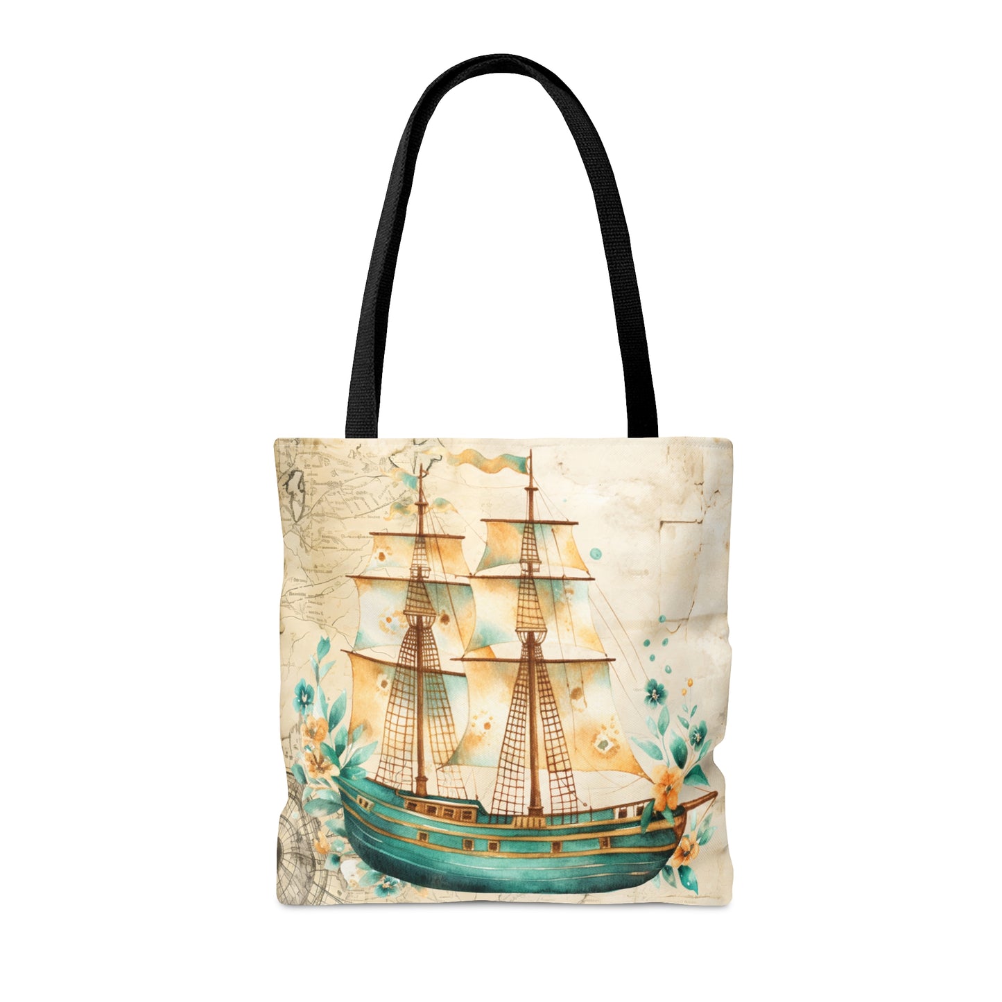 Tote Bag, Nautical bag, Beach Tote Bag