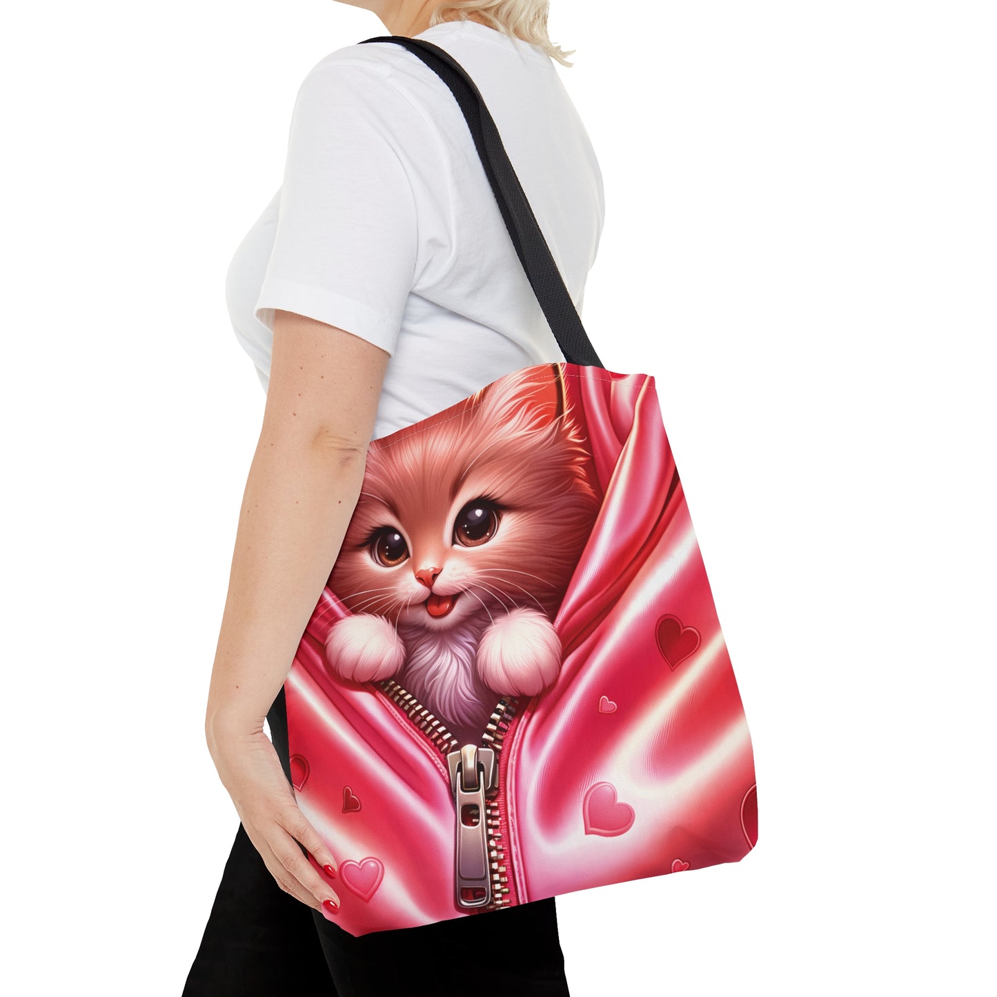 Tote Bag, Cat, Personalised/Non-Personalised Tote bag