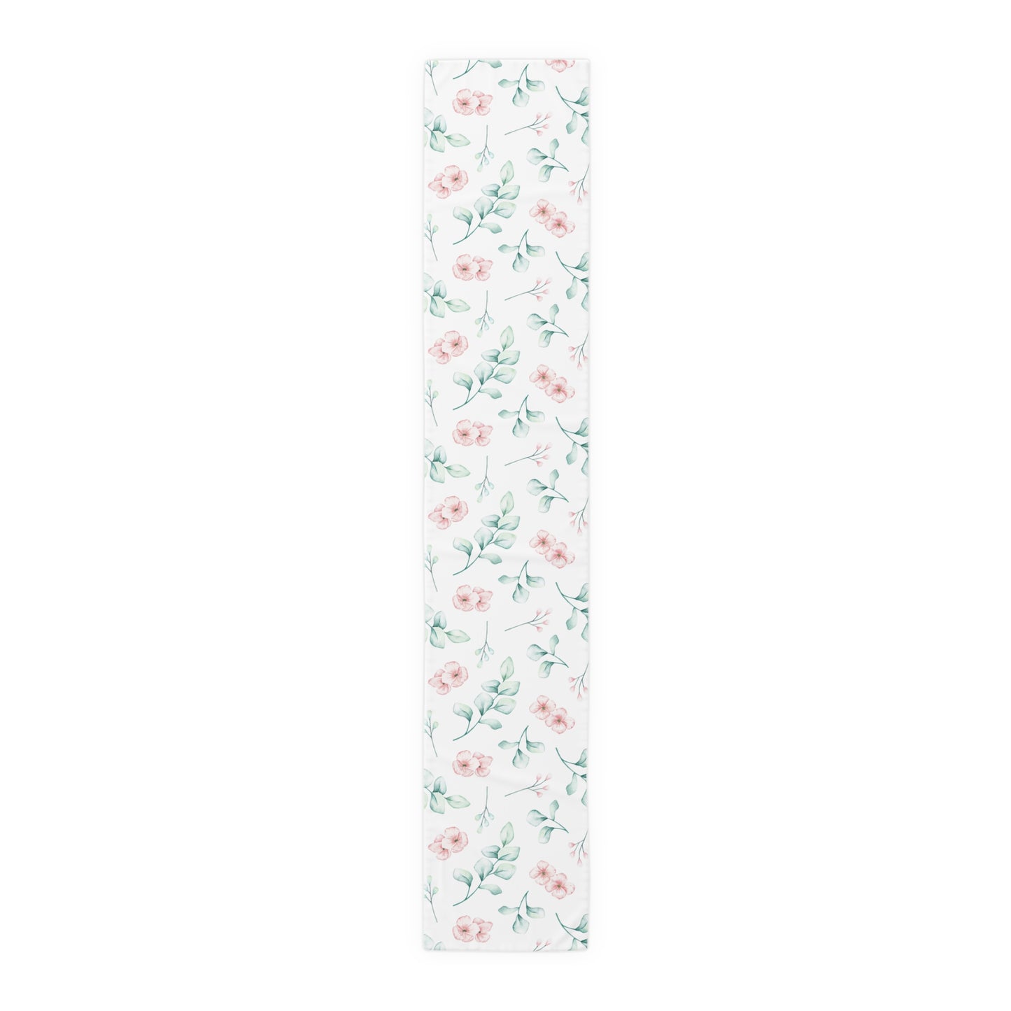 Floral Table Runner, Cotton Twill and Poly Available