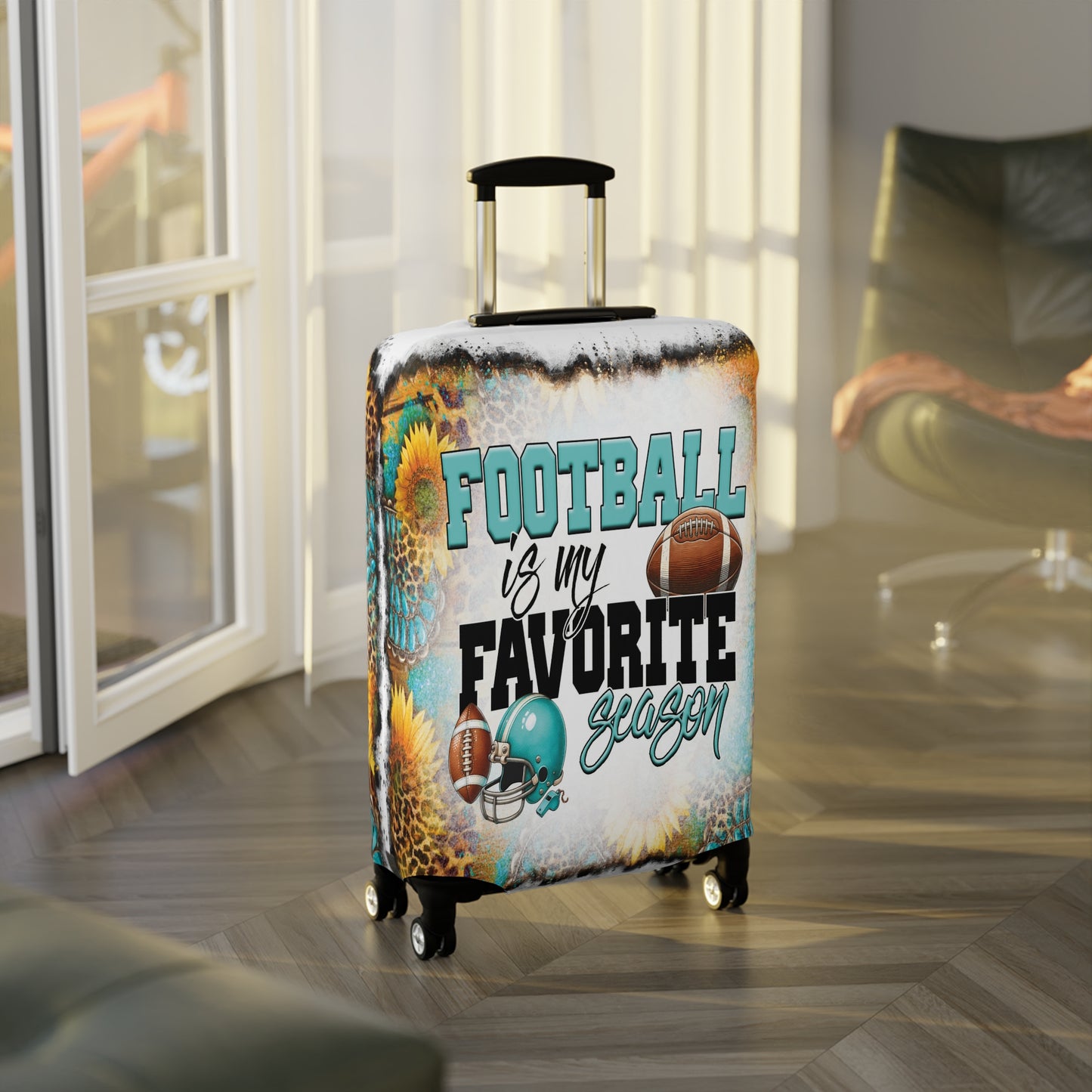 Luggage Cover, Country and Western, Football is my Favorite Season, awd-1066