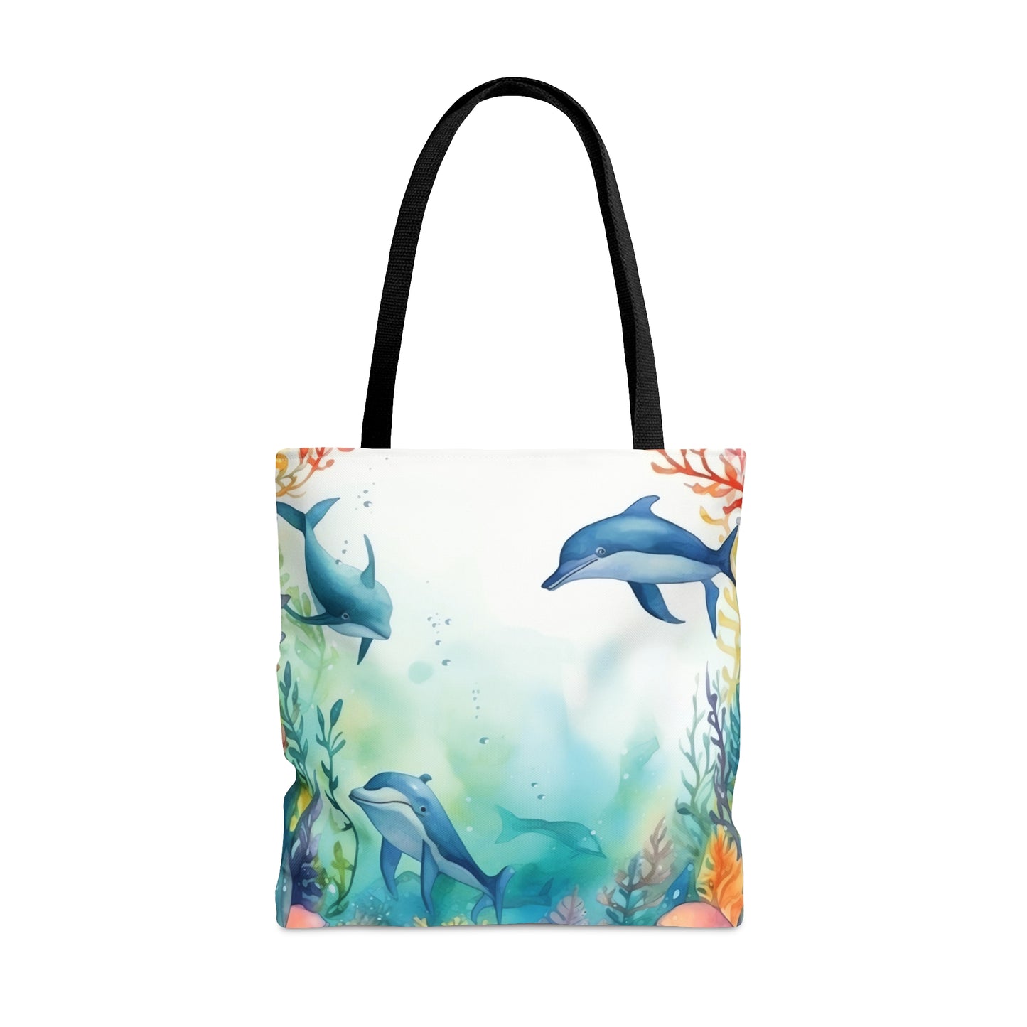 Tote Bag, Nautical Dolphin bag, Beach Tote Bag