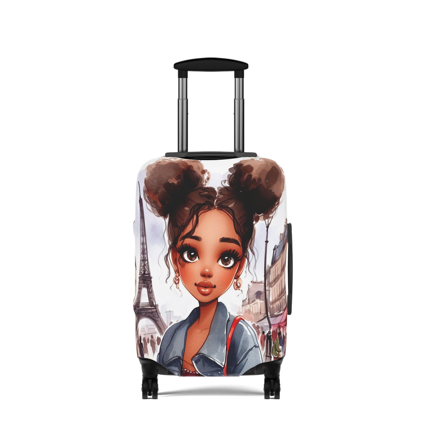 Luggage Cover, Just a Girl Who loves Travelling, awd-2103