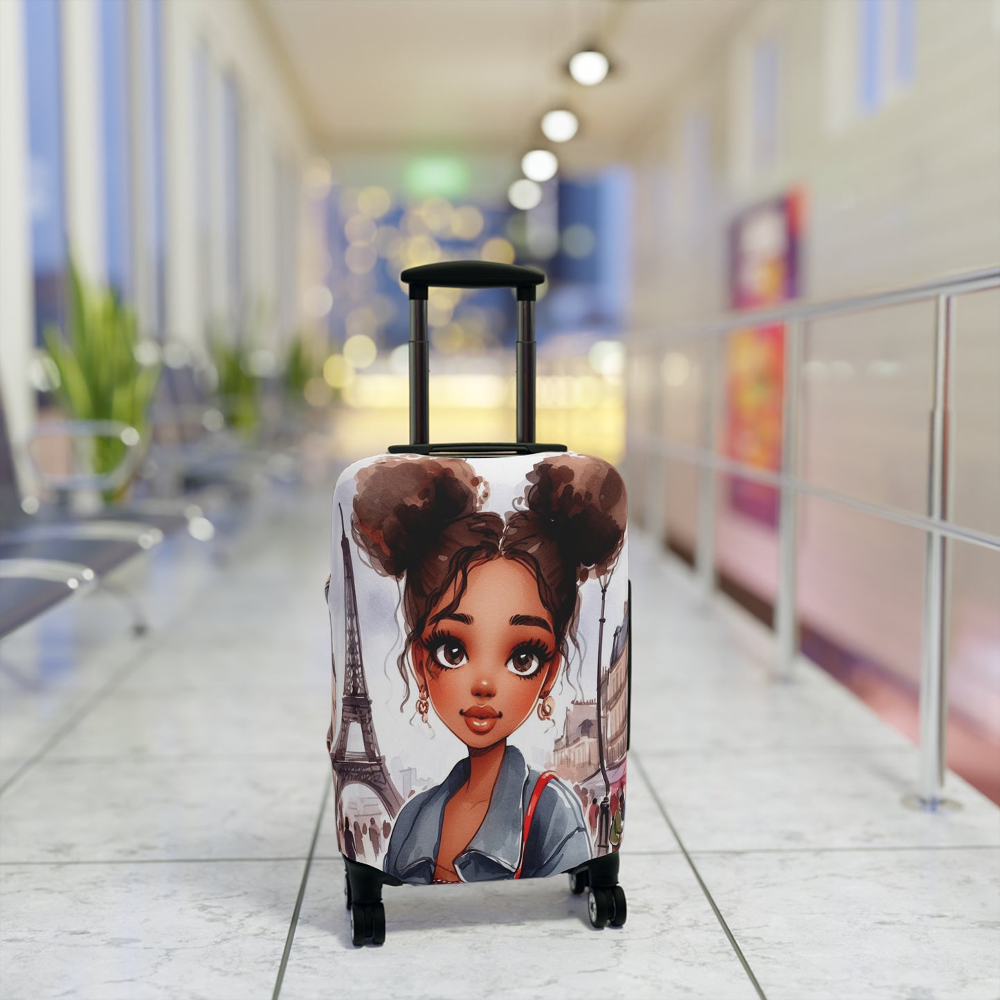 Luggage Cover, Just a Girl Who loves Travelling, awd-2103