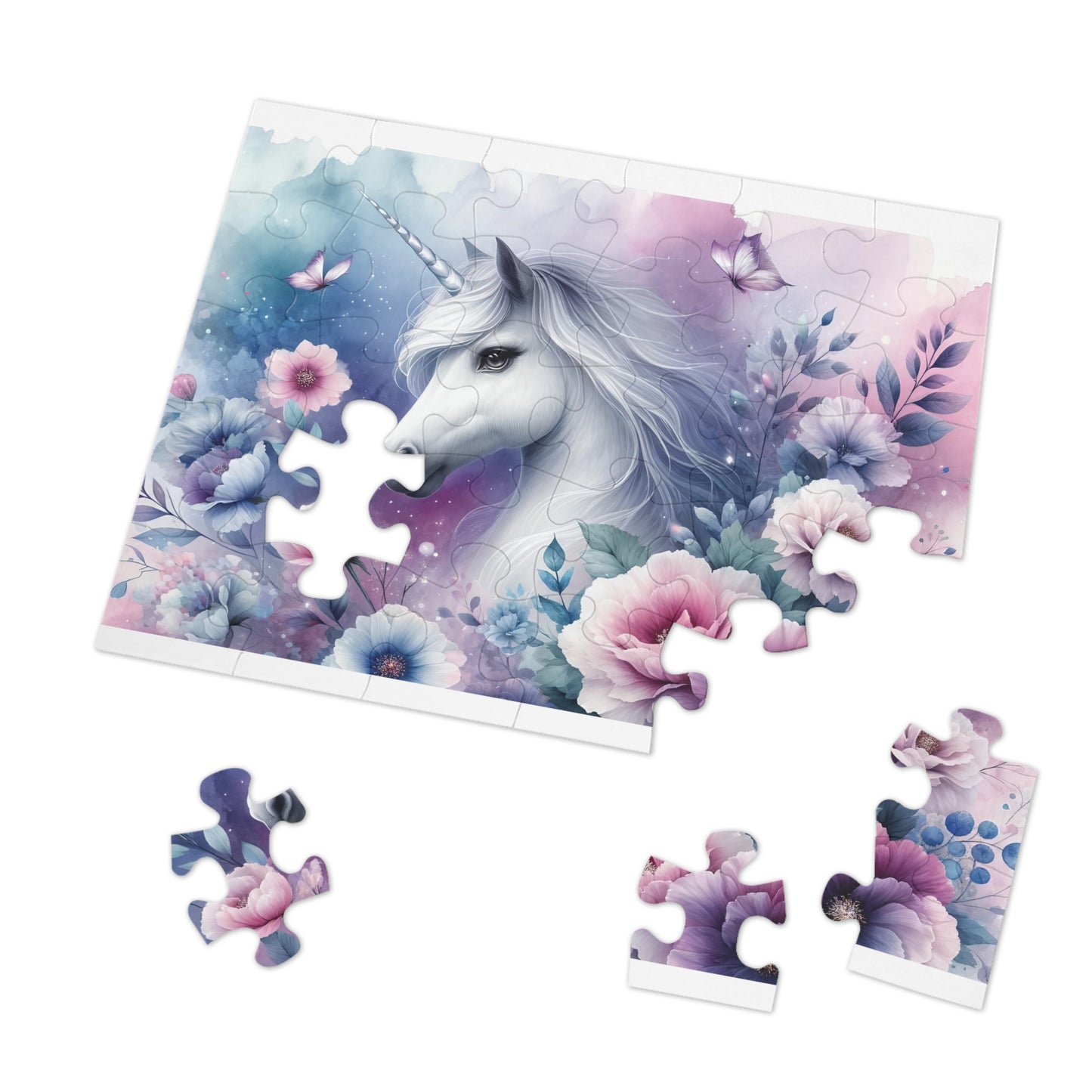 Jigsaw Puzzle, Unicorn, Personalised/Non-Personalised (30, 110, 252, 500,1000-Piece)