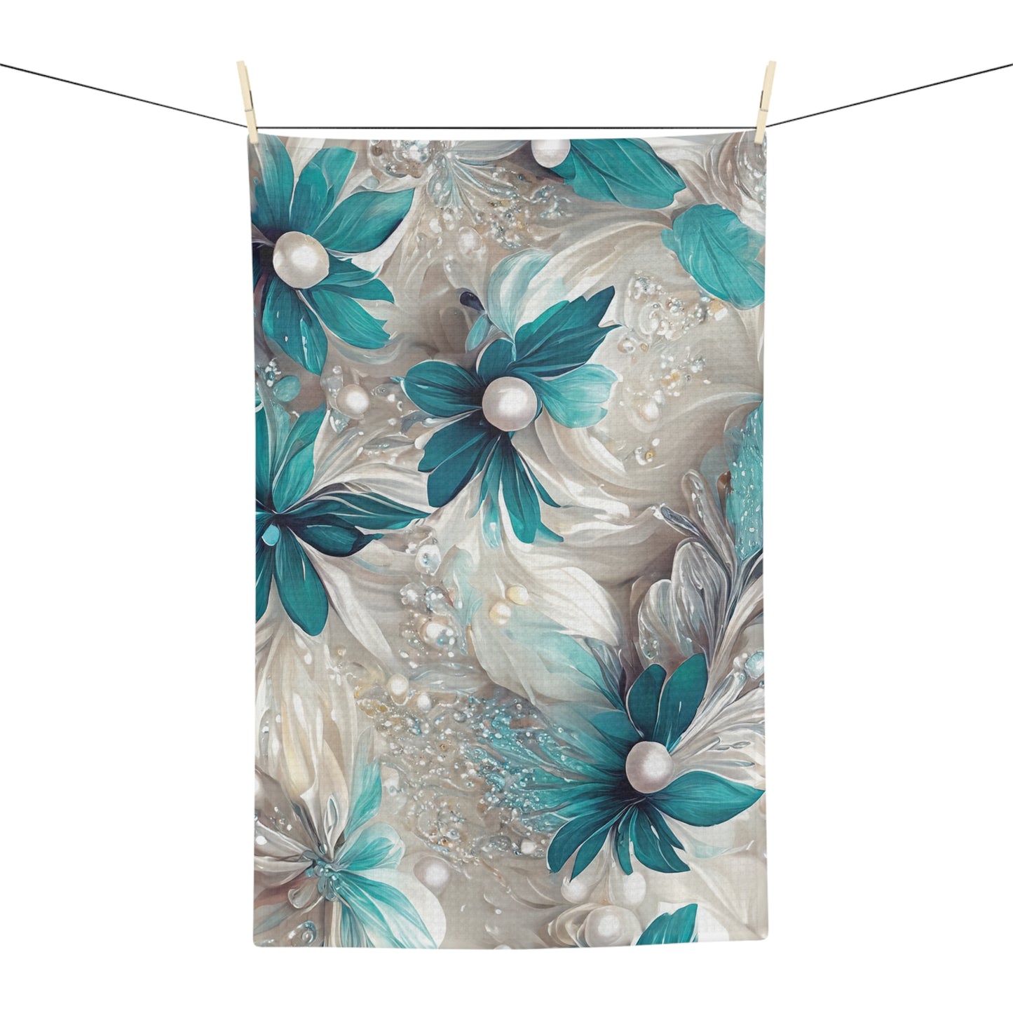 Microfiber Tea Towel Floral