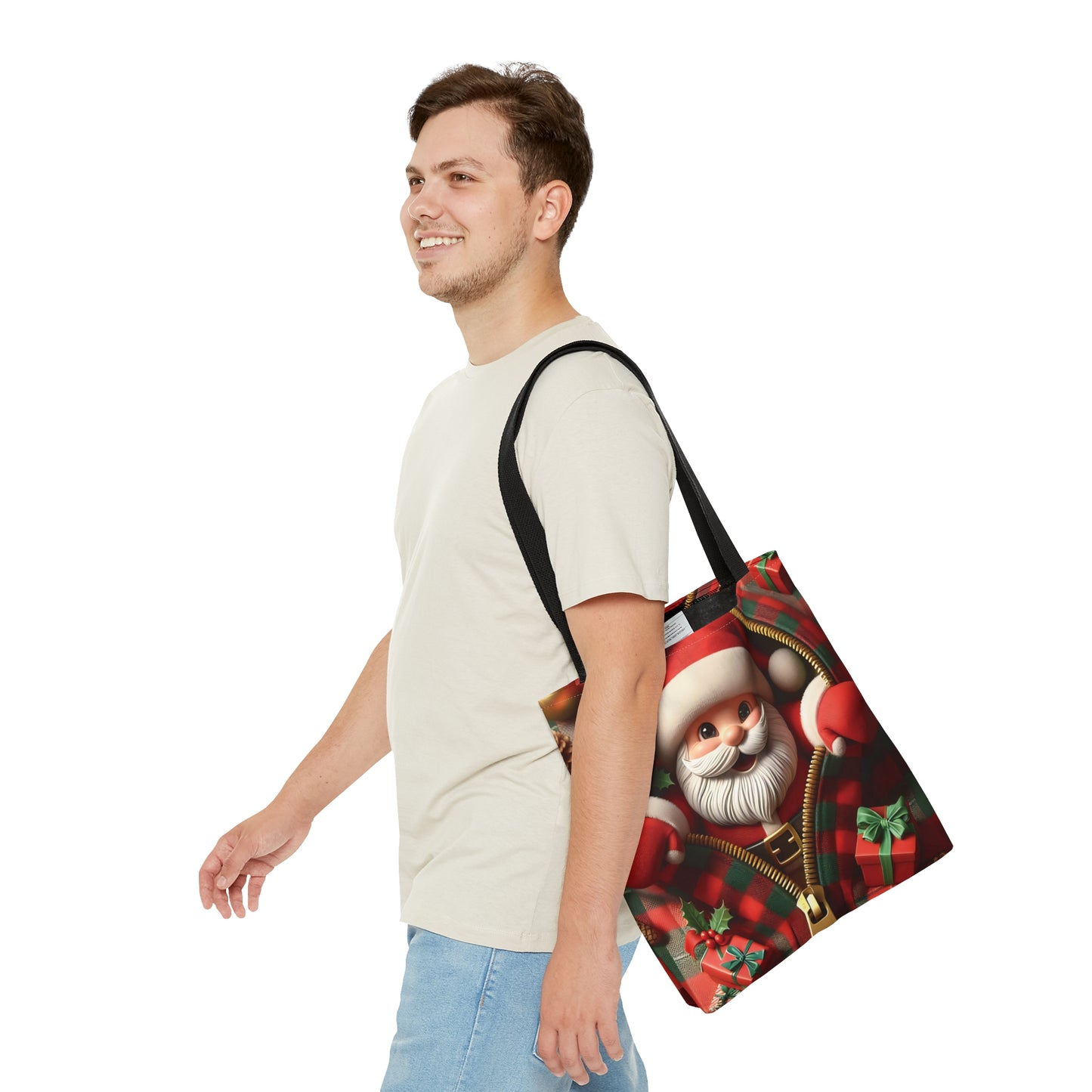 Tote Bag, Christmas, Santa, Personalised/Non-Personalised Tote bag