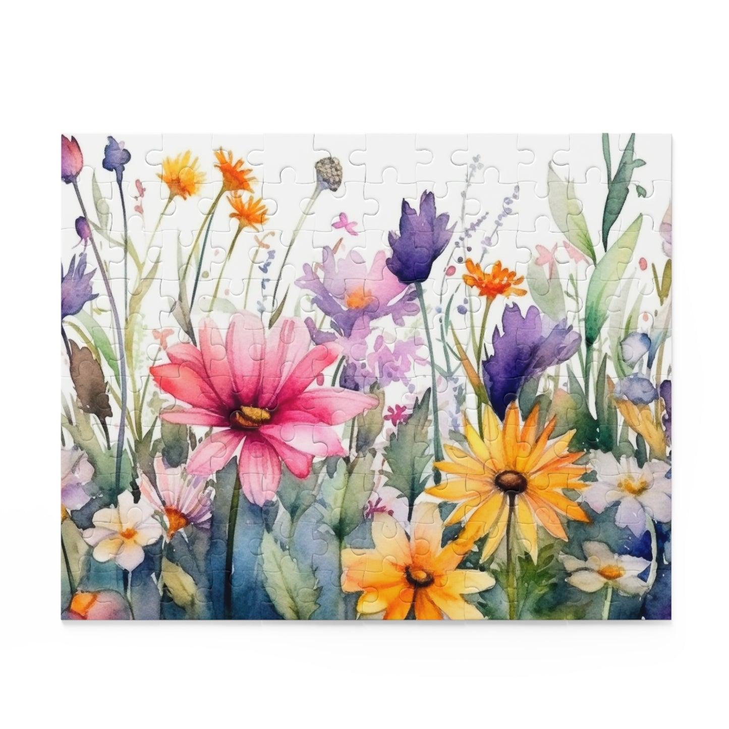 Personalised/Non-Personalised Puzzle, Floral (120, 252, 500-Piece)