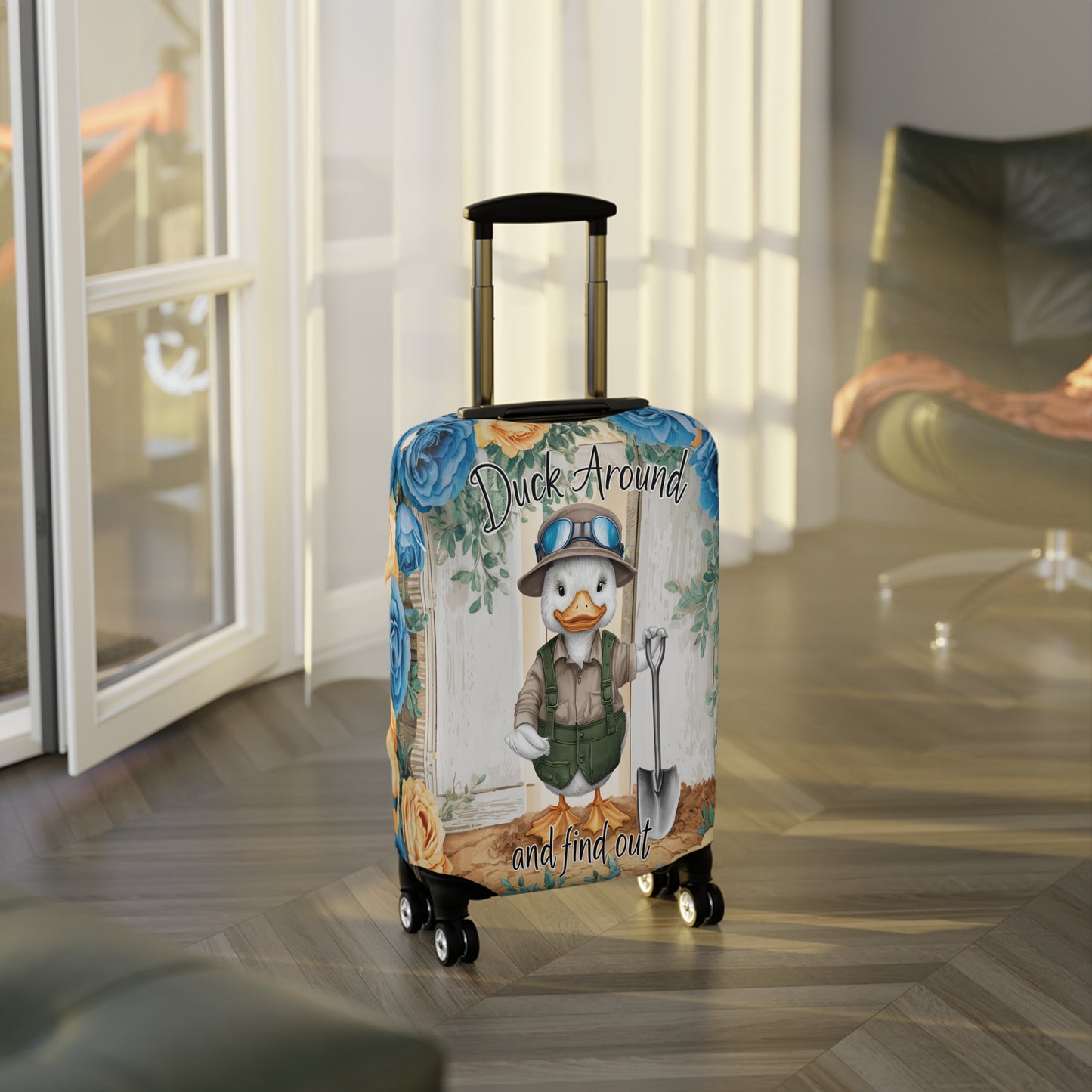 Luggage Cover, Duck around and find out, awd-1664