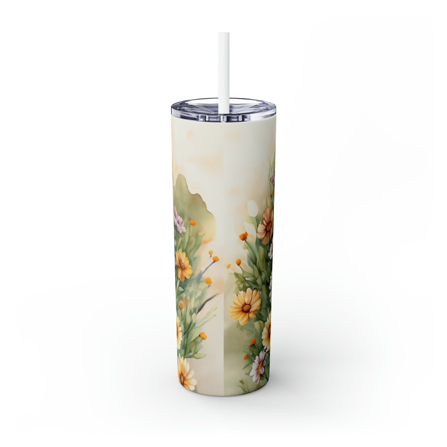 Skinny Tumbler with Straw, 20oz Chicken/Rooster