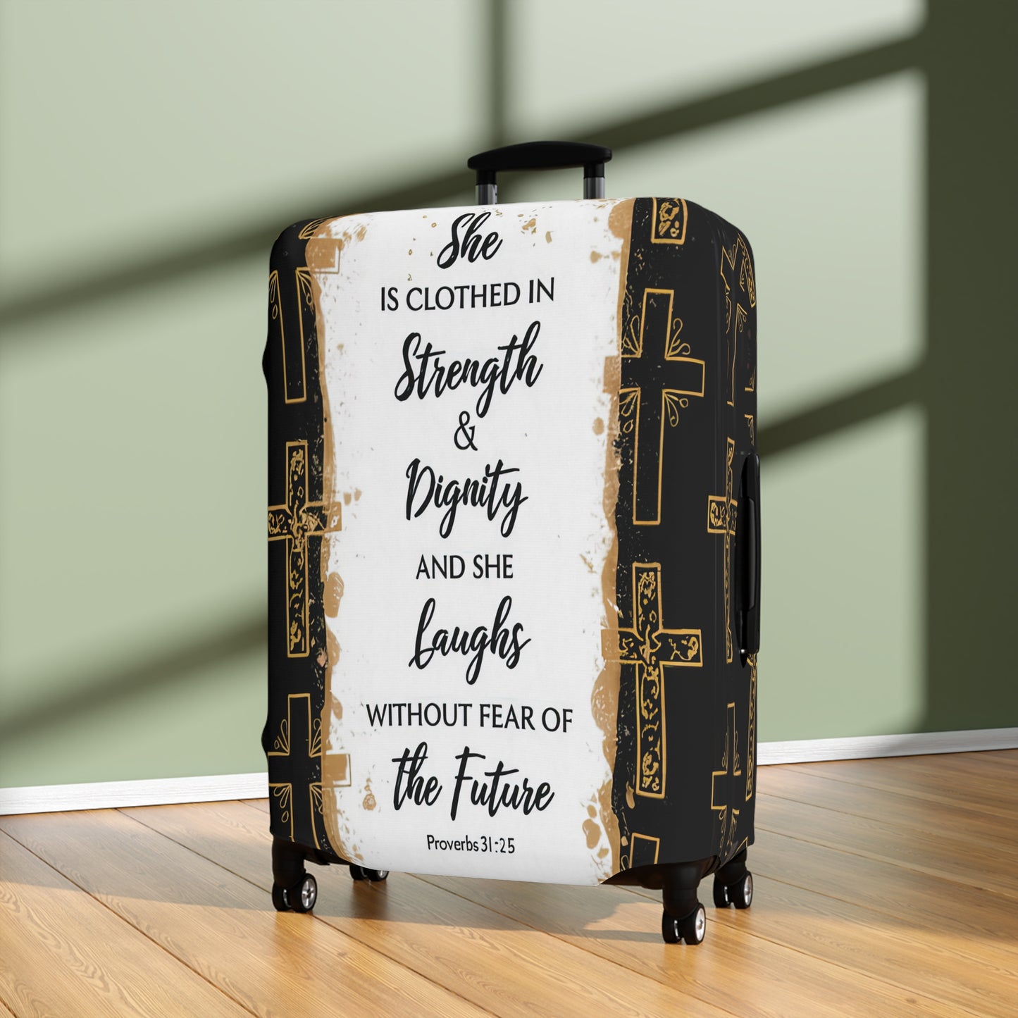 Luggage Cover, Bible Verse, awd-1476