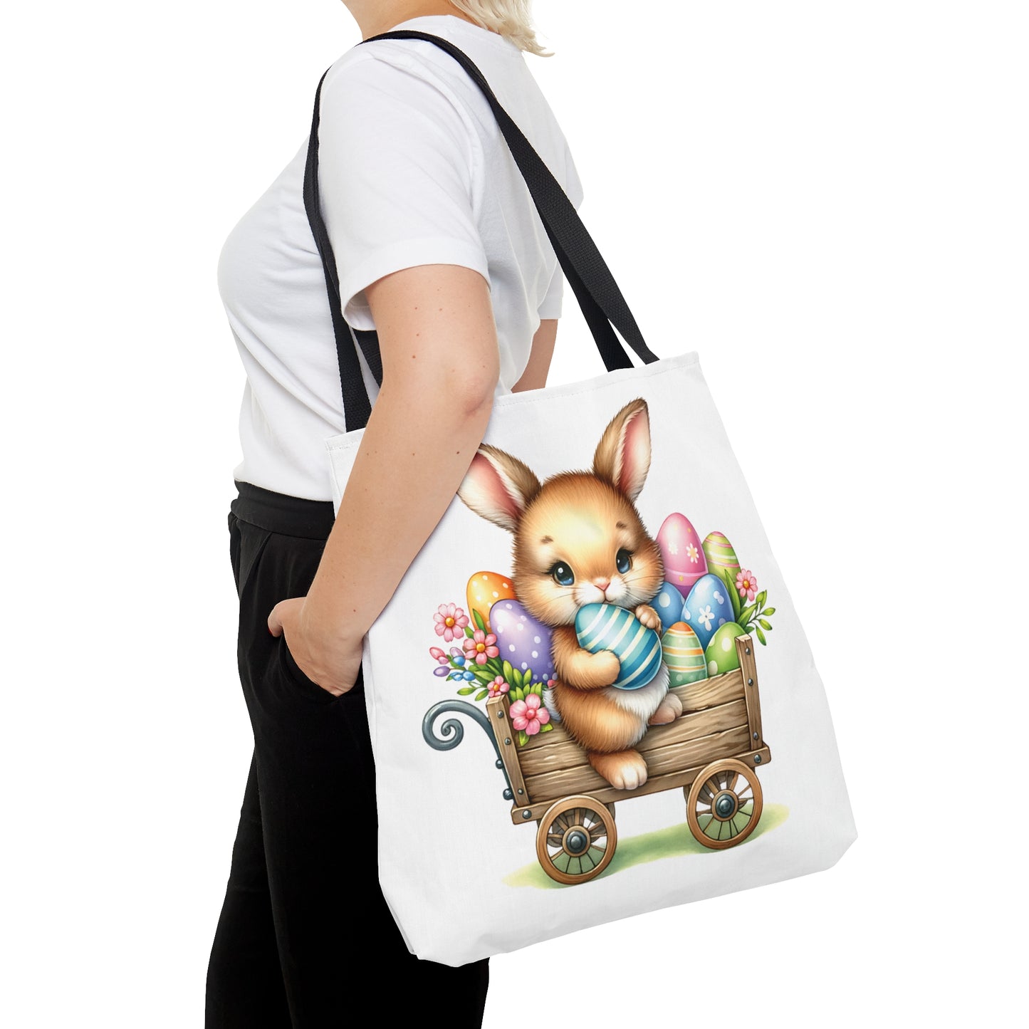 Tote Bag, Easter, Rabbit, Personalised/Non-Personalised Tote bag