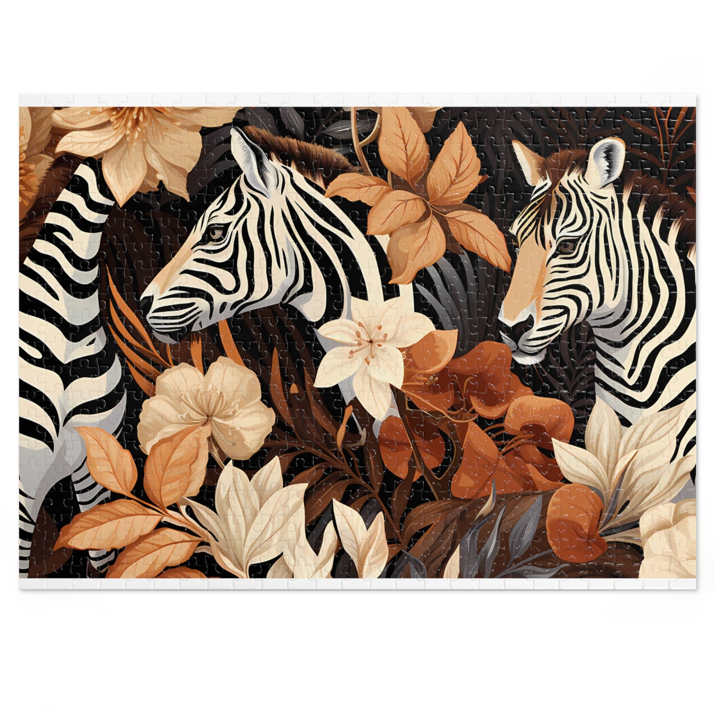 Jigsaw Puzzle, Zebra, Personalised/Non-Personalised (30, 110, 252, 500,1000-Piece)