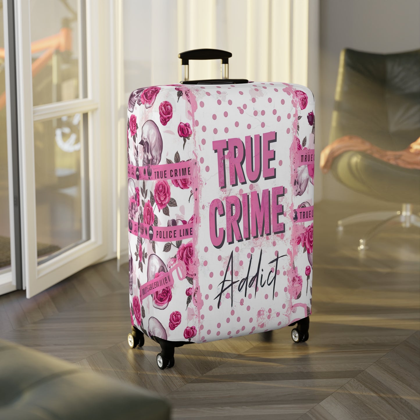 Luggage Cover, True Crime Addict, awd-1711