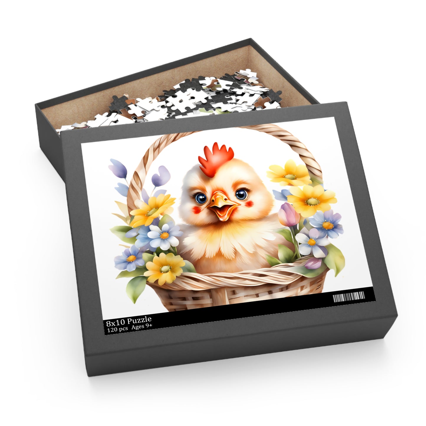 Personalised/Non-Personalised Puzzle, Chicken (120, 252, 500-Piece)