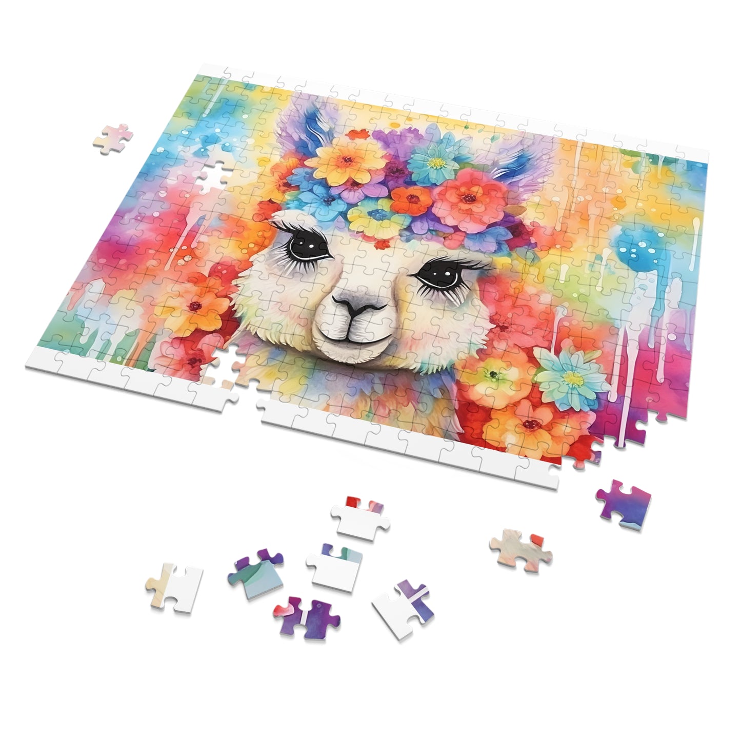 Jigsaw Puzzle, Llama, Personalised/Non-Personalised (30, 110, 252, 500,1000-Piece)