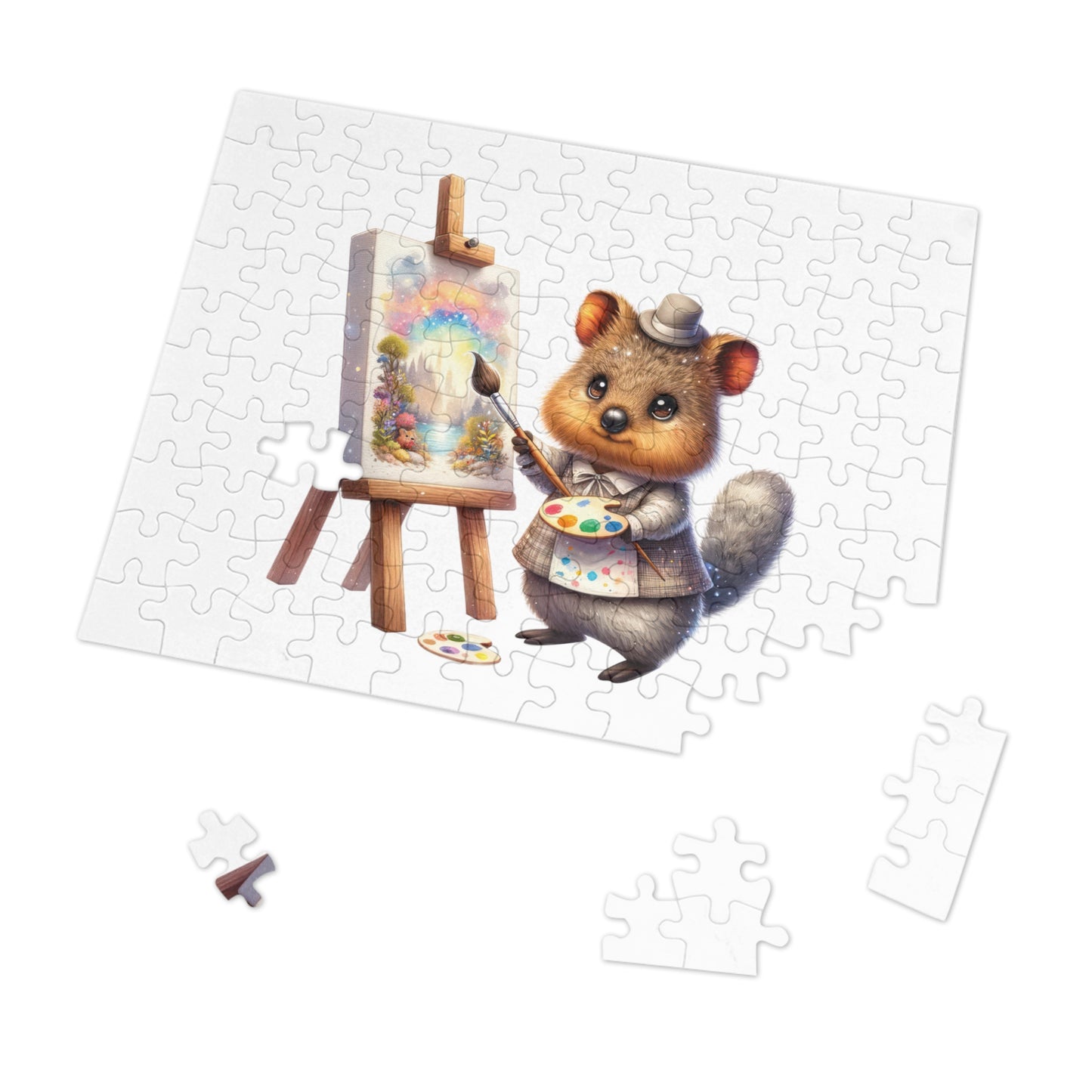 Jigsaw Puzzle in Tin, Australian Animals, Quokka, Personalised/Non-Personalised, awd-1328 (30, 110, 252, 500,1000-Piece)