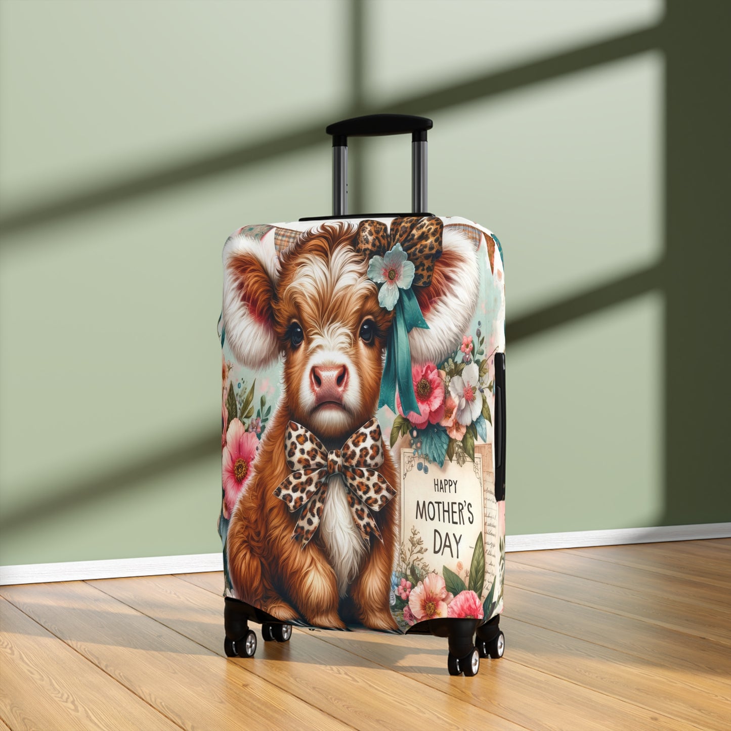 Luggage Cover, Highland Cow, awd-5013