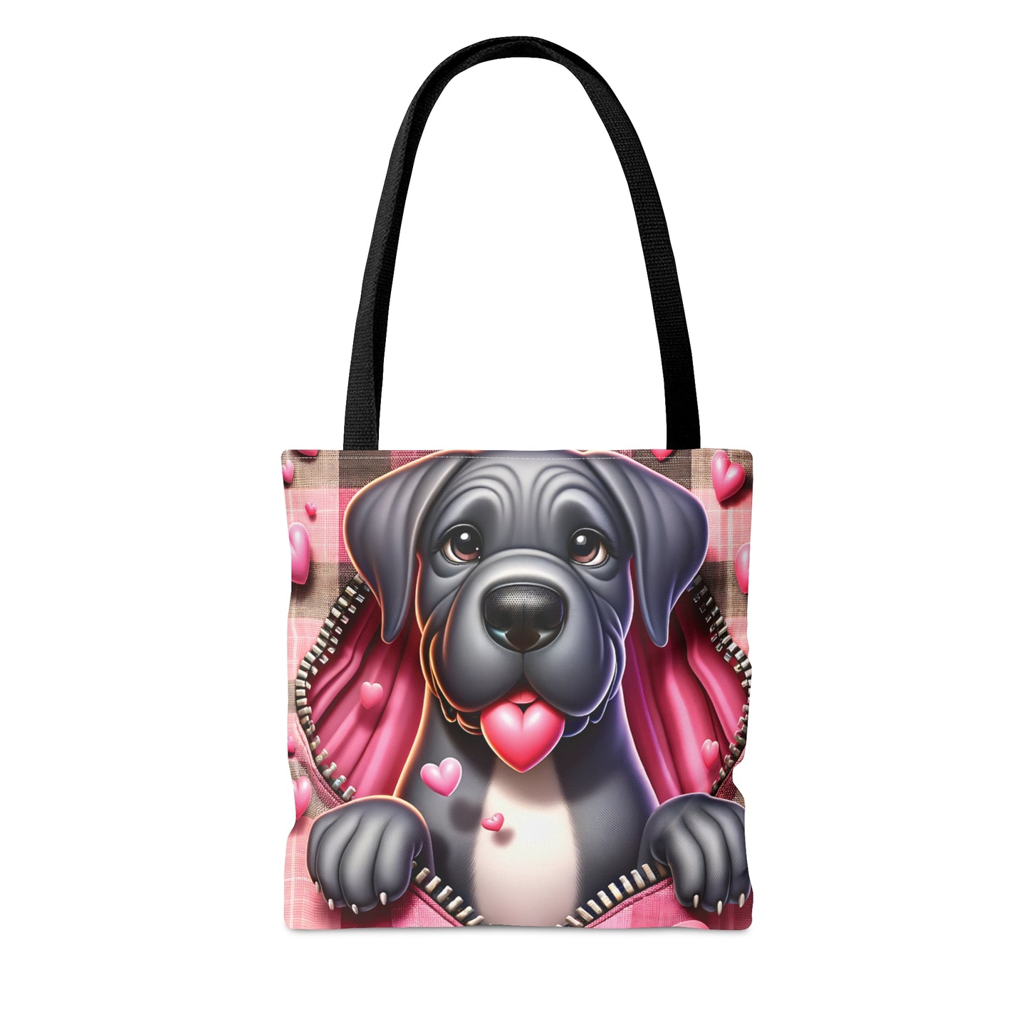 Tote Bag, Cute Dog, Personalised/Non-Personalised Tote bag