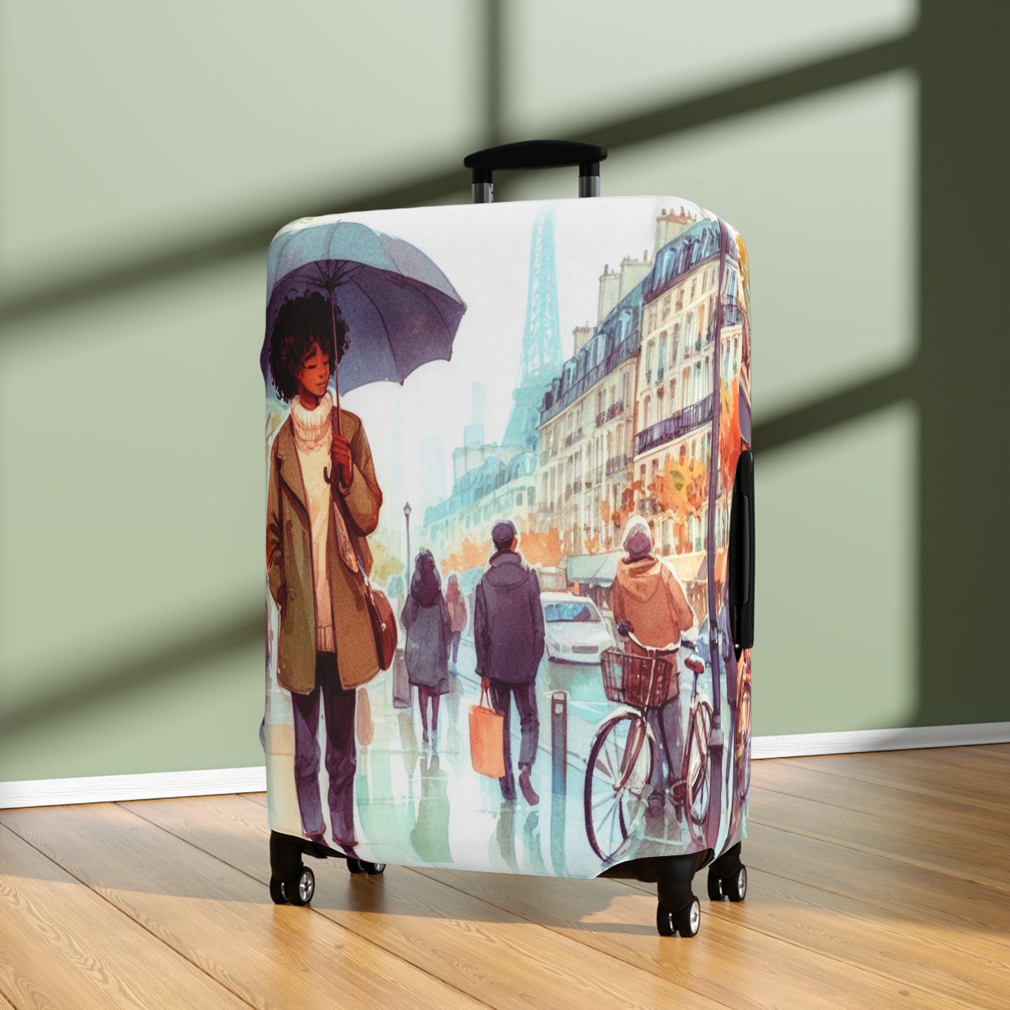 Luggage Cover, Just a Girl Who loves Travelling, awd-2111