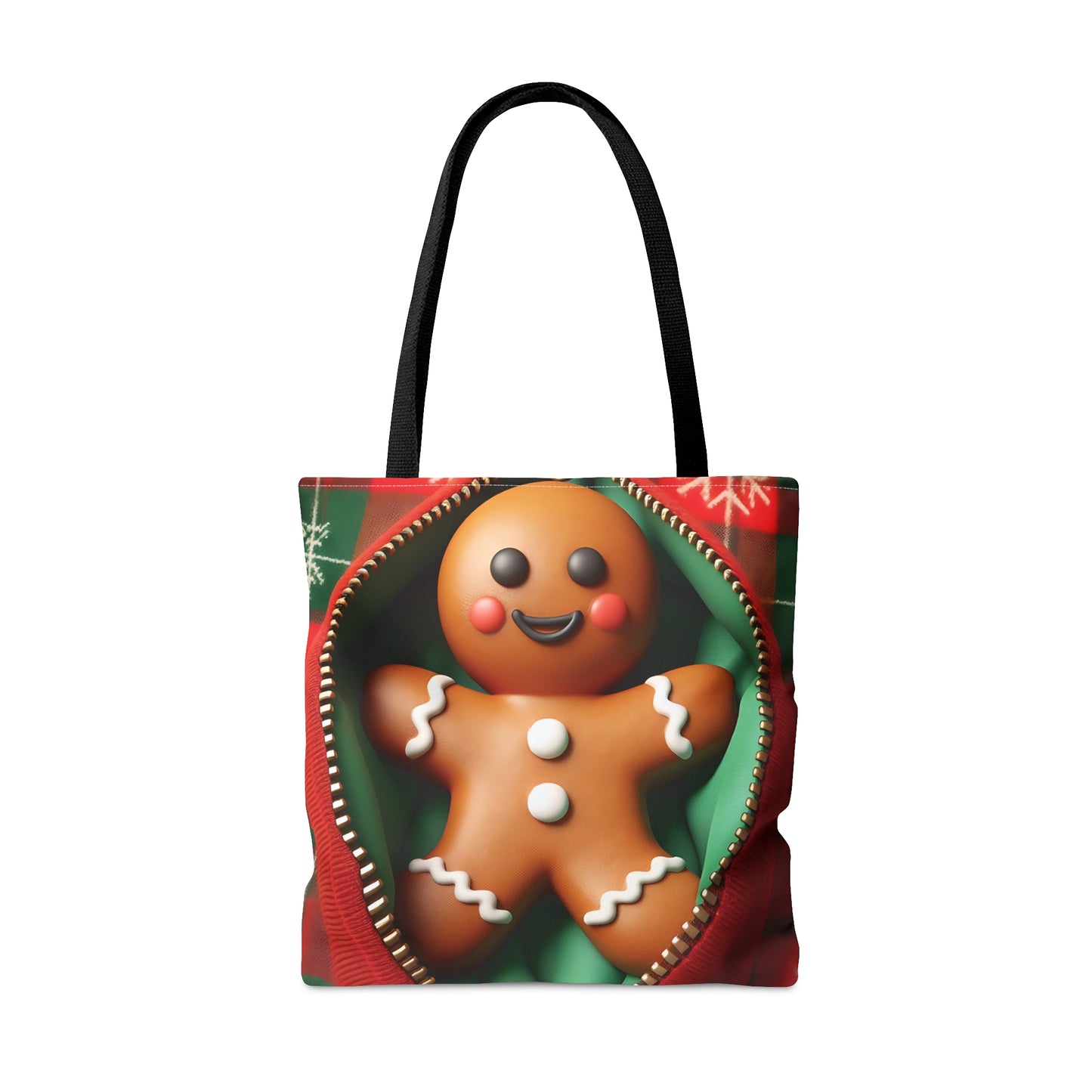 Tote Bag, Christmas, Gingerbread Man