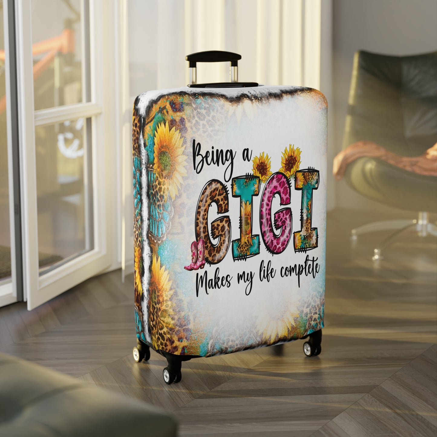 Luggage Cover, Country and Western, Being a GiGi Makes my Life Complete, awd-1023