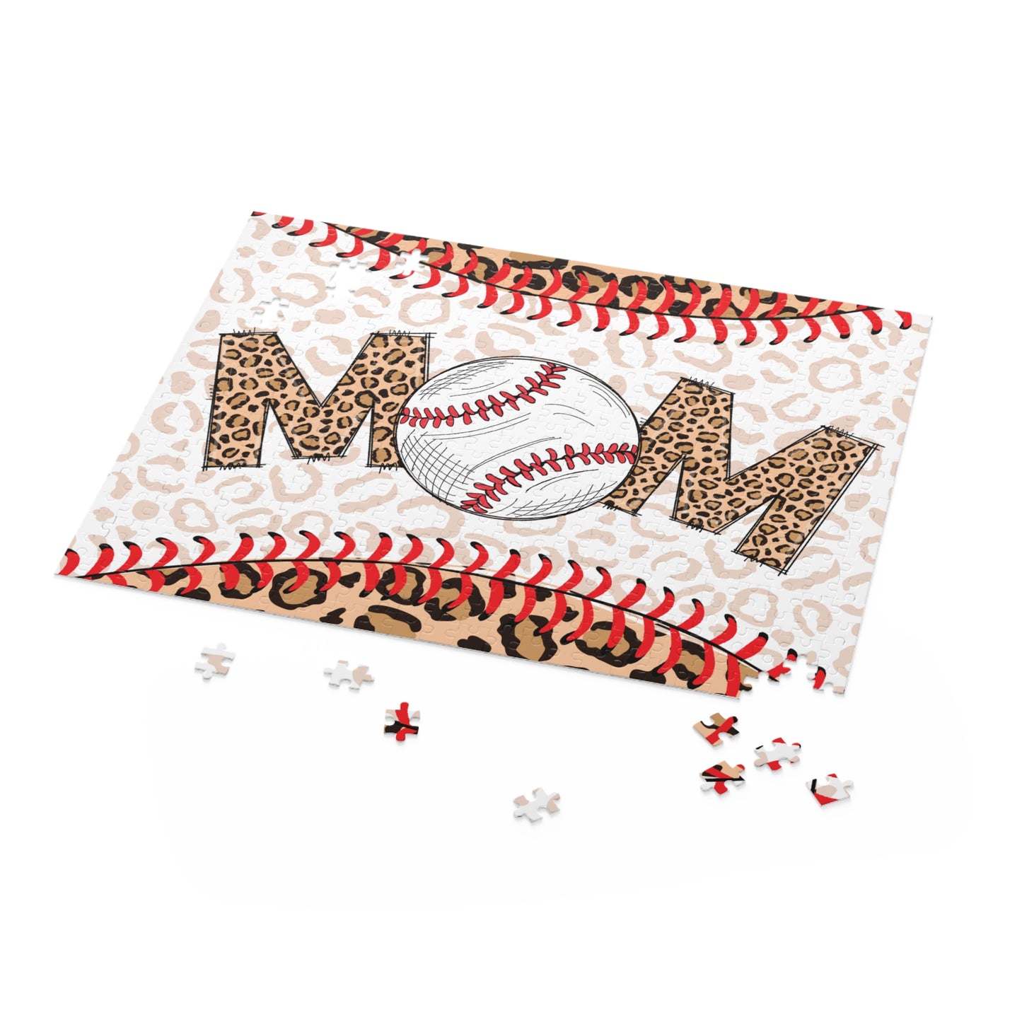 Personalised/Non-Personalised Puzzle, Softball Mom (120, 252, 500-Piece) awd-607