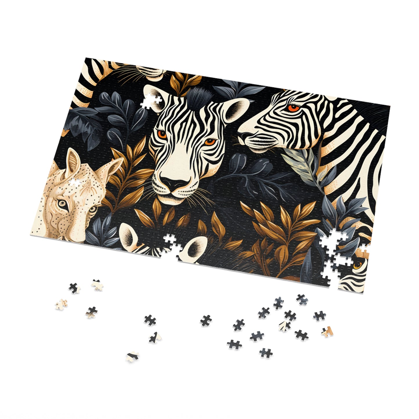 Jigsaw Puzzle, Zebra, Personalised/Non-Personalised (30, 110, 252, 500,1000-Piece)