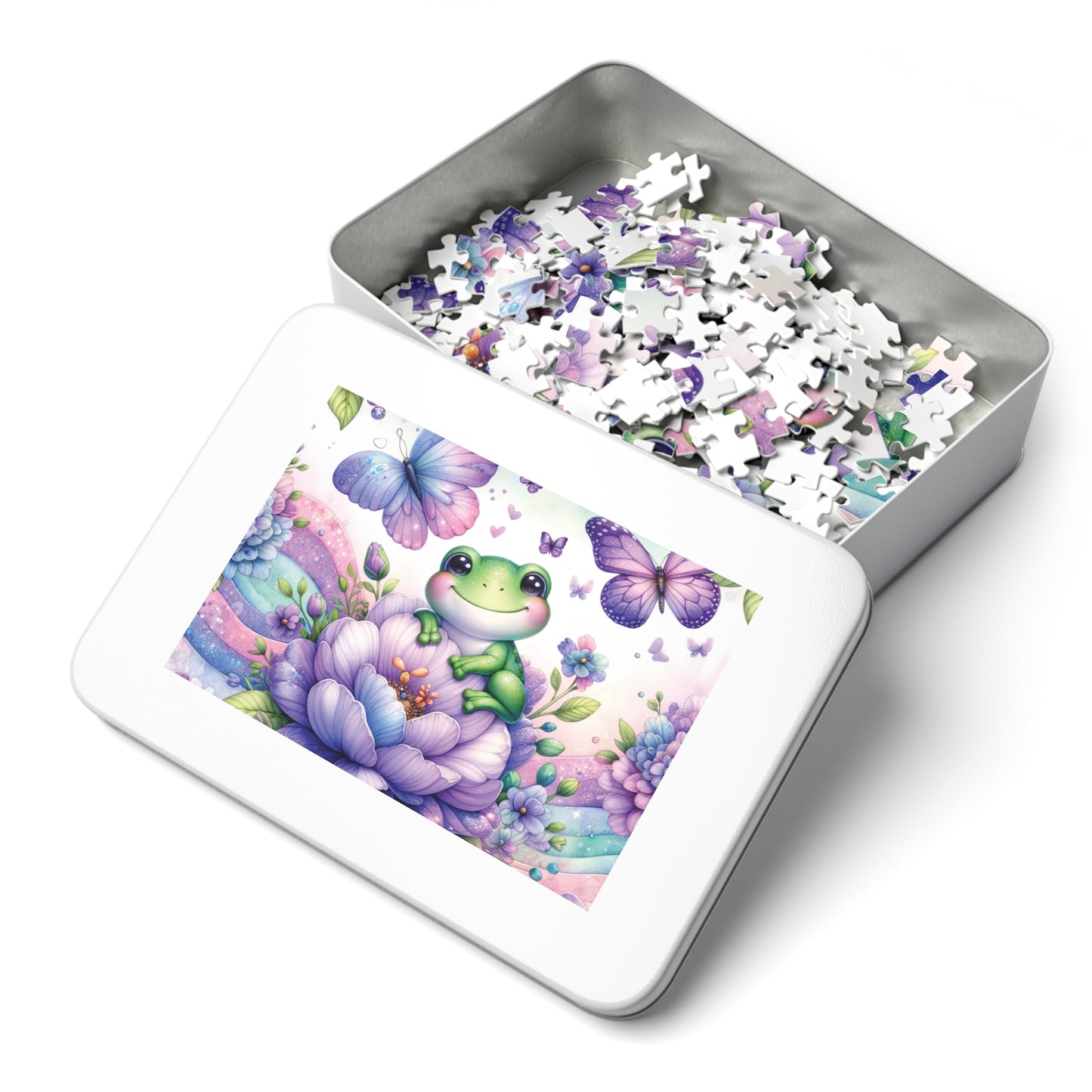 Puzzle, Frog, Personalised/Non-Personalised (30, 110, 252, 500,1000-Piece) awd-624