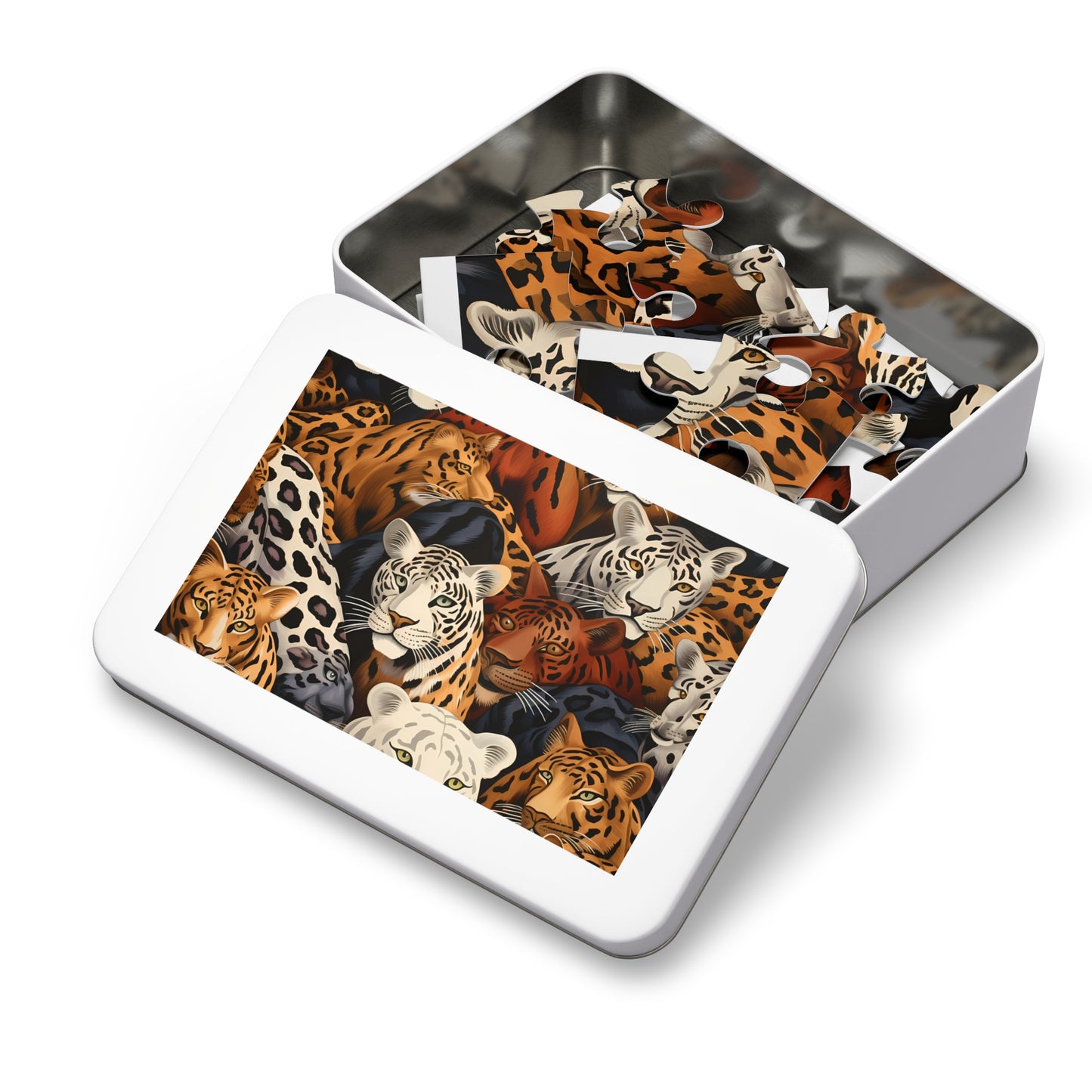 Jigsaw Puzzle, Leopard, Personalised/Non-Personalised (30, 110, 252, 500,1000-Piece)