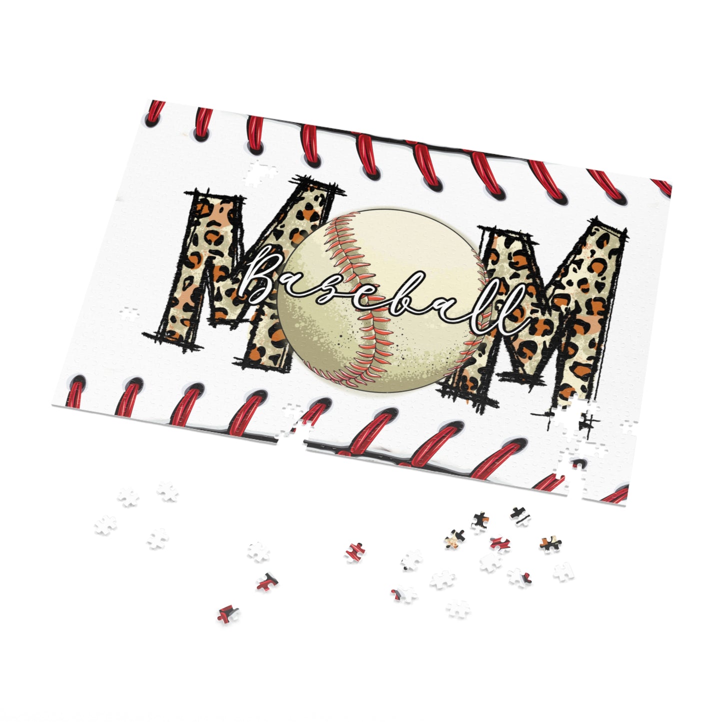 Puzzle, Baseball Mom, Personalised/Non-Personalised (30, 110, 252, 500,1000-Piece) awd-608