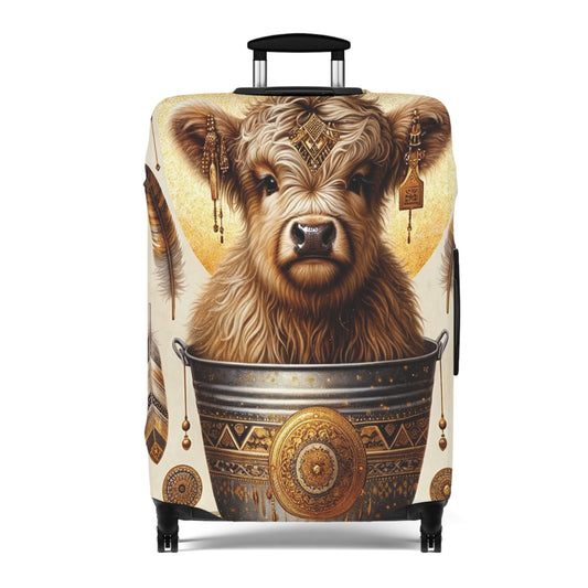 Luggage Cover, Highland Cow, awd-705