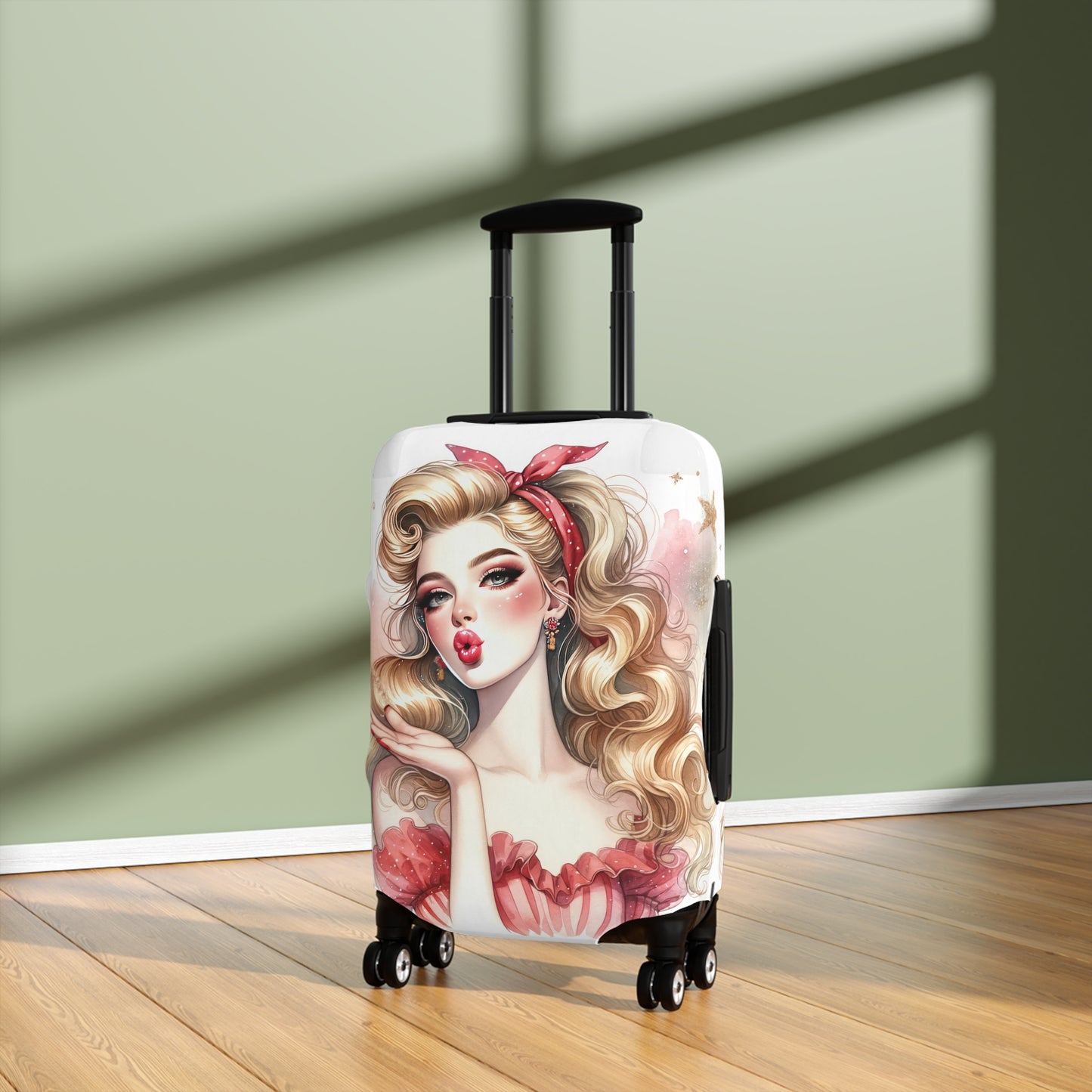 Luggage Cover, Coquette Girl, awd-1464